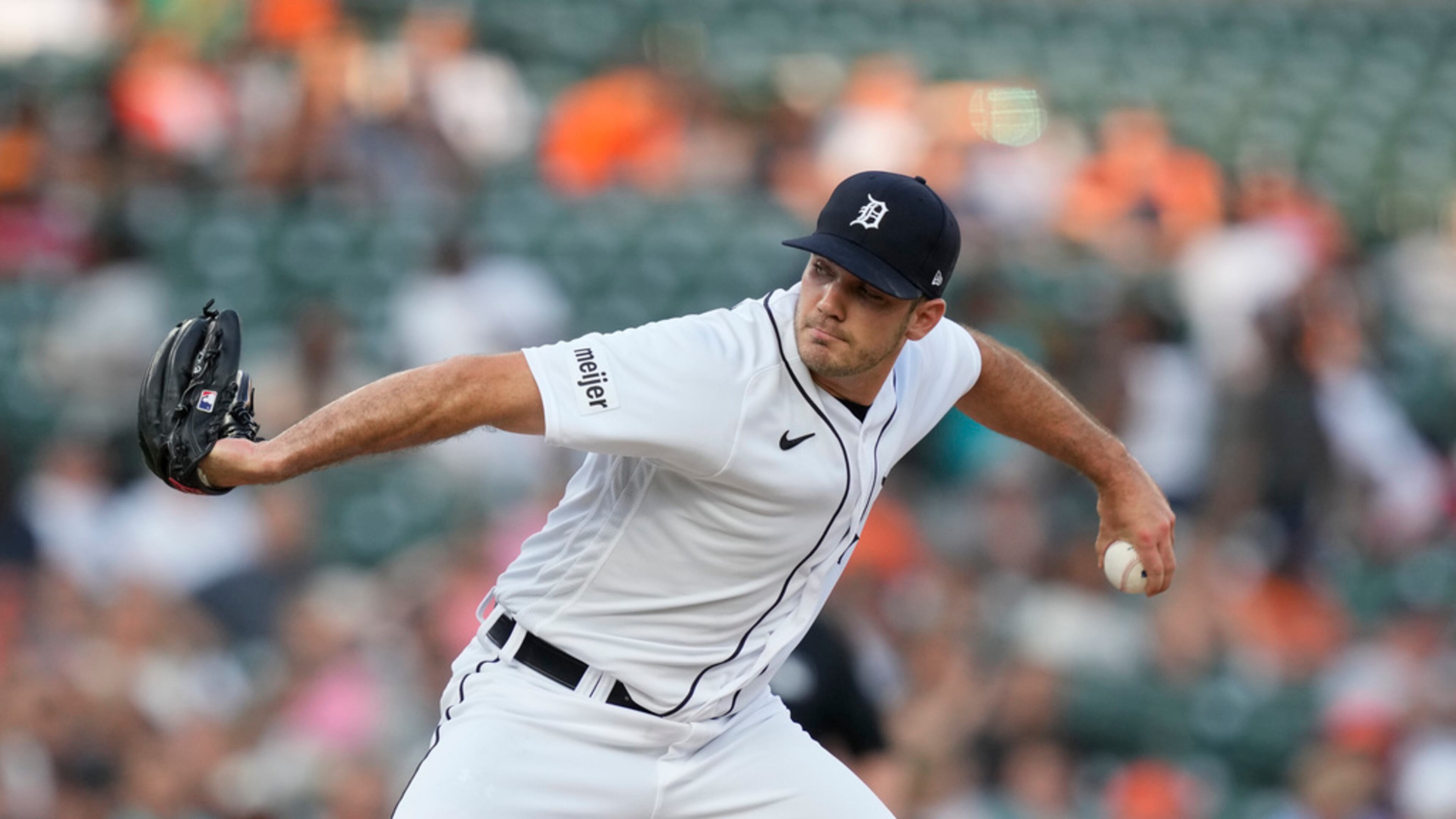 Zach Logue has pitched in the majors for the Oakland Athletics and Detroit Tigers. AP file photo