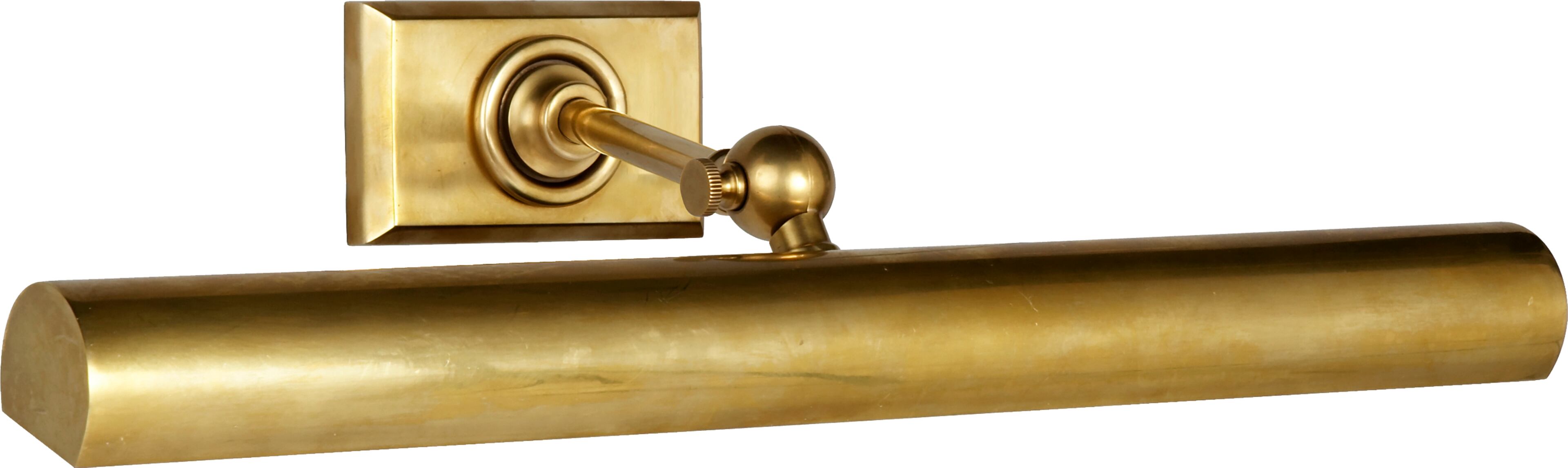 The 18-inch brass picture light from Circa Lighting. MUST CREDIT: Circa Lighting