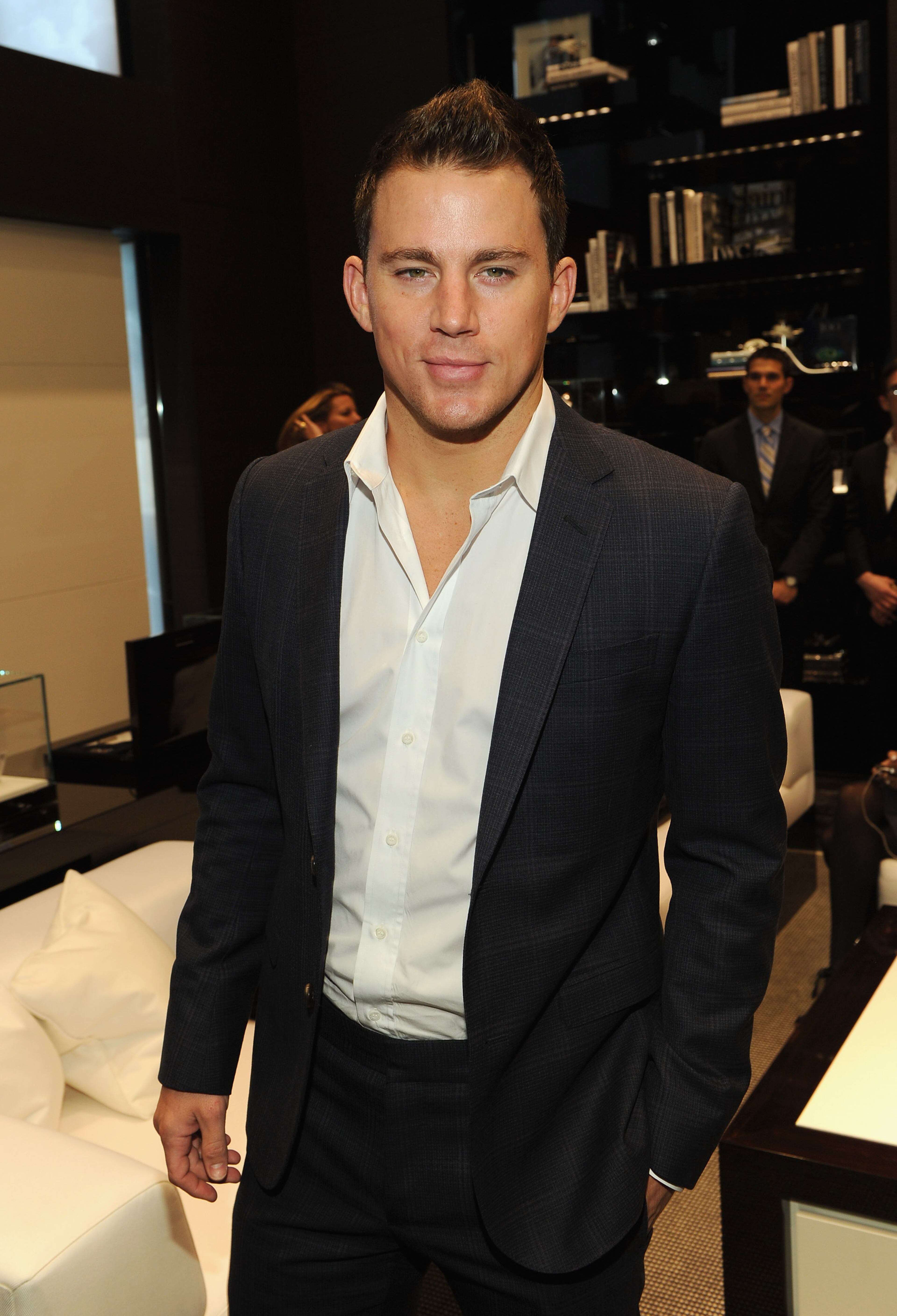 NEW YORK, NY - APRIL 25: Actor Channing Tatum attends the IWC Flagship Boutique New York City Grand Opening at IWC Boutique on April 25, 2012 in New York City. (Photo by Larry Busacca/Getty Images for IWC)