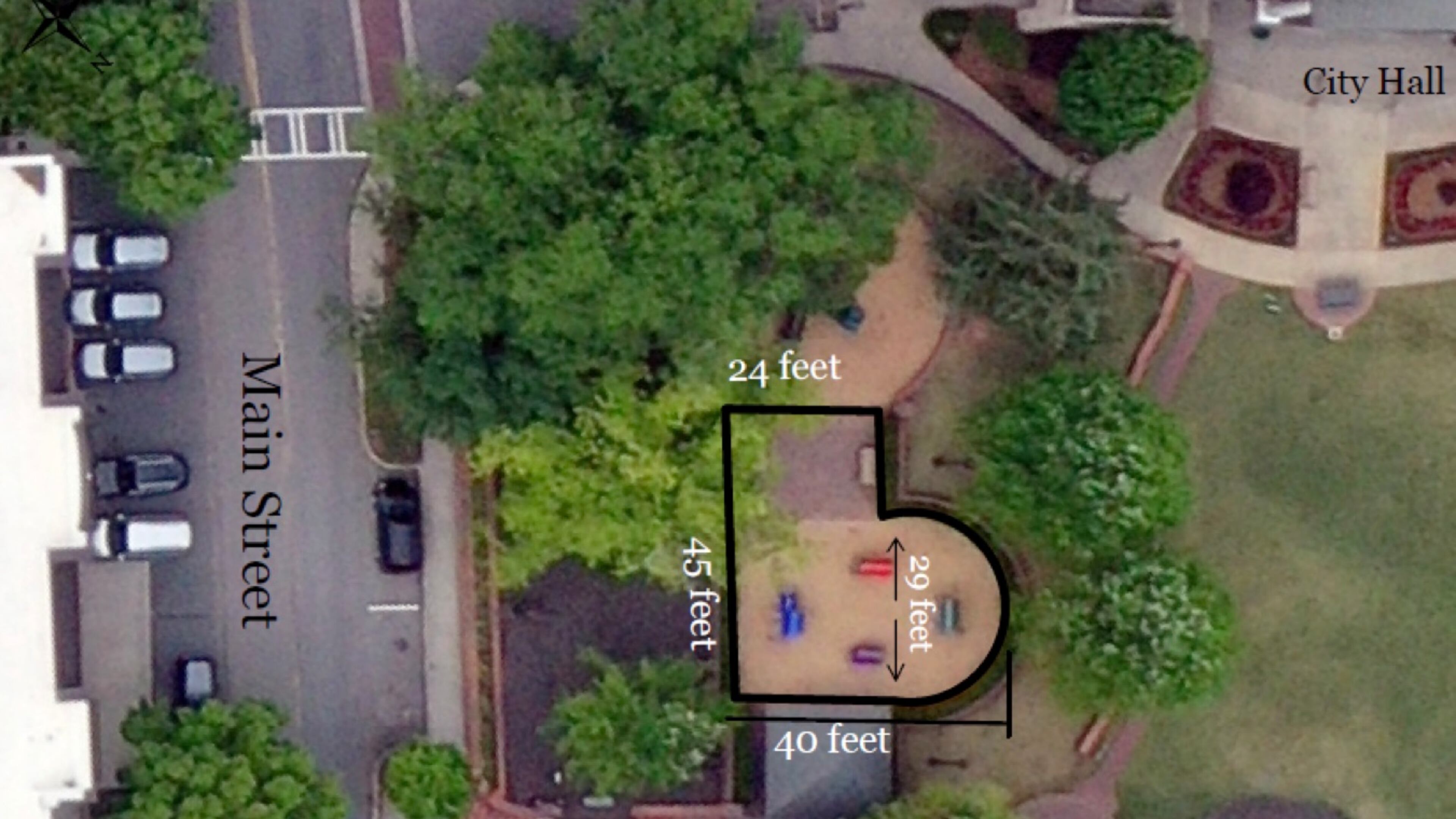 Duluth has approved a plan for the Taylor Park Replacement Project based on the value of play for the specified age range (2-12yrs), the quality of the equipment, and the design layout best suited for the downtown area (shown here). Courtesy City of Duluth