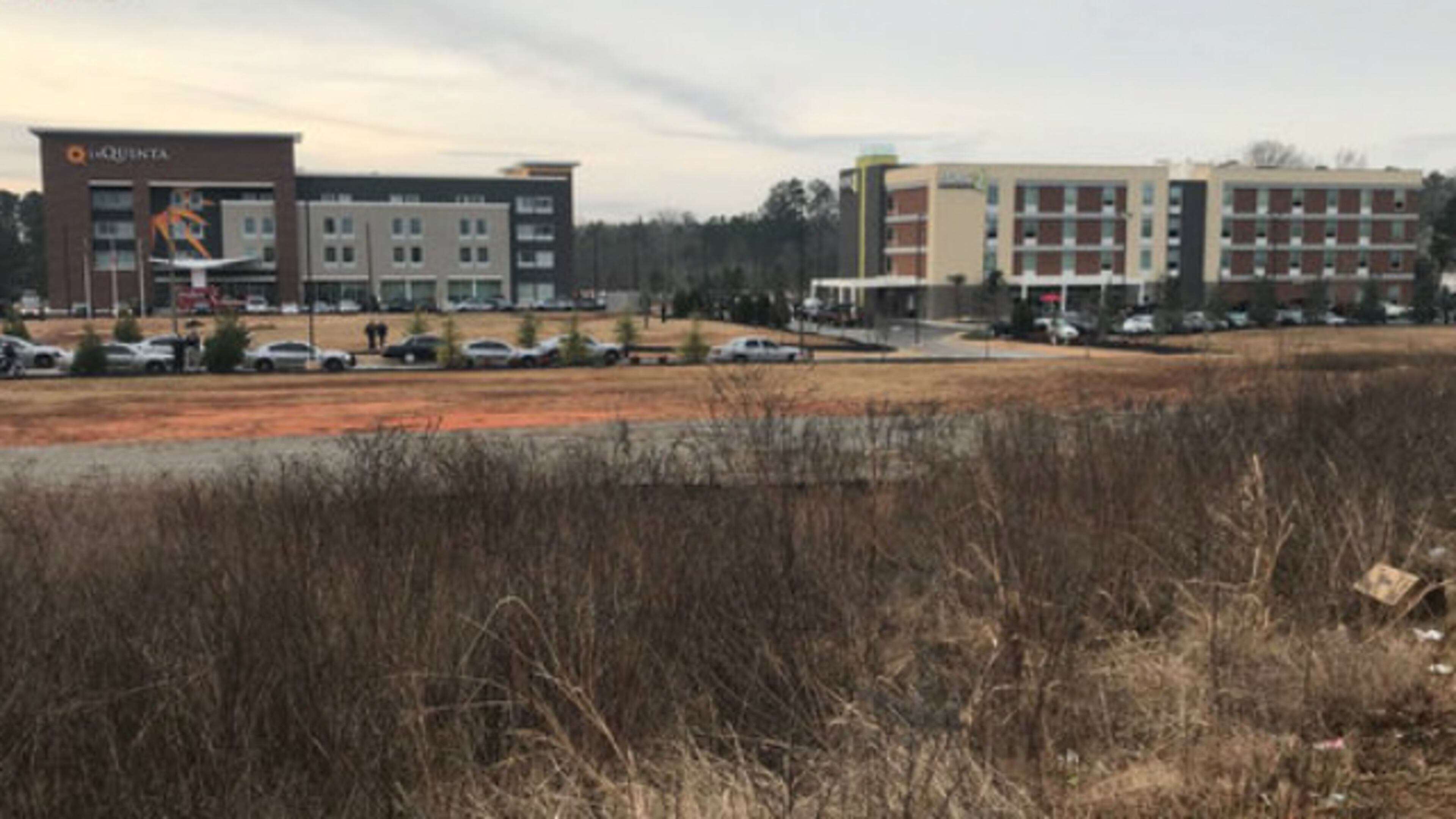 Authorities were called to a hotel in Henry County, Georgia, on Monday, Jan. 22, 2018, after a man was spotted with multiple guns, officials said.