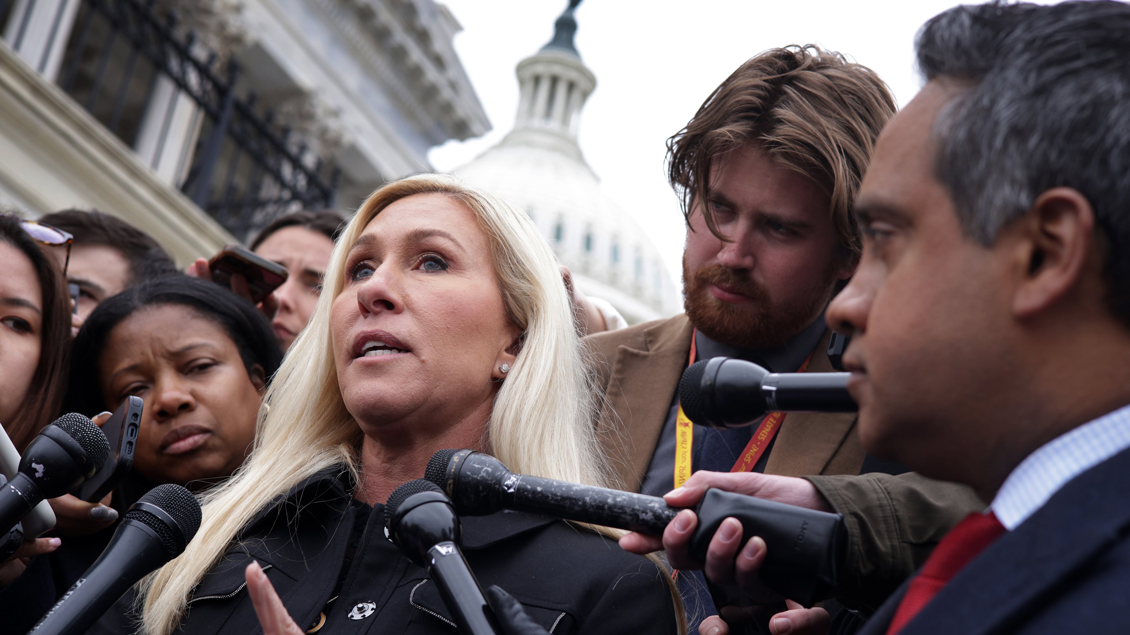 Georgia U.S. Rep. Marjorie Taylor Greene, R-Rome, has repeatedly called for the ouster of House Speaker Mike Johnson, R-La.