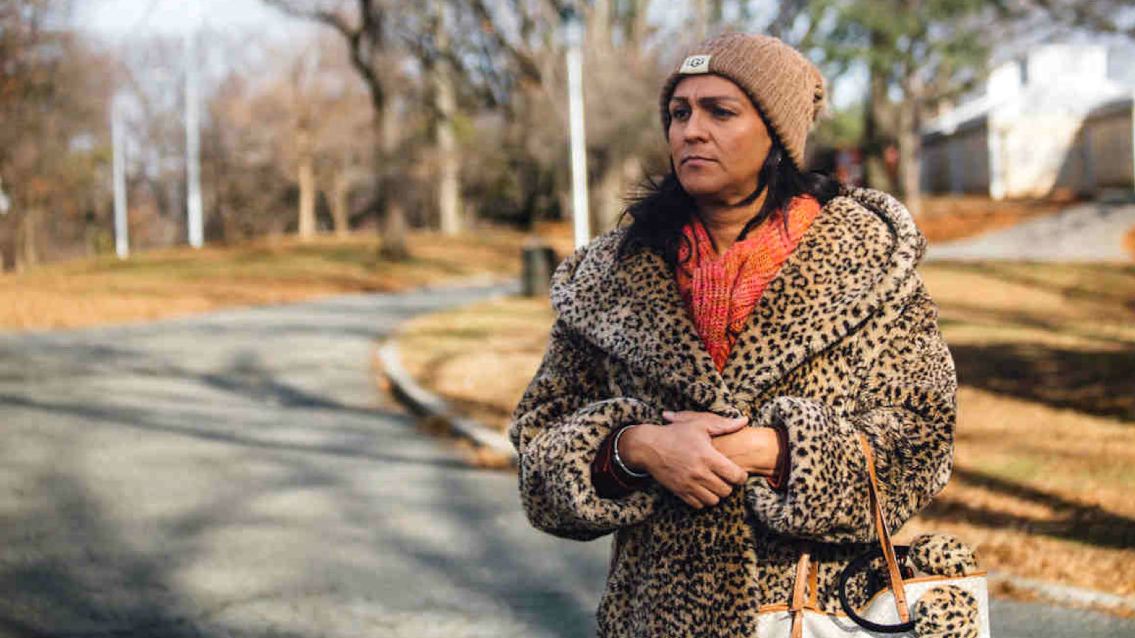Linda Dominguez, pictured in an undated photo provided by the ACLU, alleges in a lawsuit that New York police officers charged her with false personation in April 2018 after she gave them both her birth and chosen names during a stop for walking across a park that was closed for the night. The charges against Dominguez, which included criminal trespass, were later dropped.