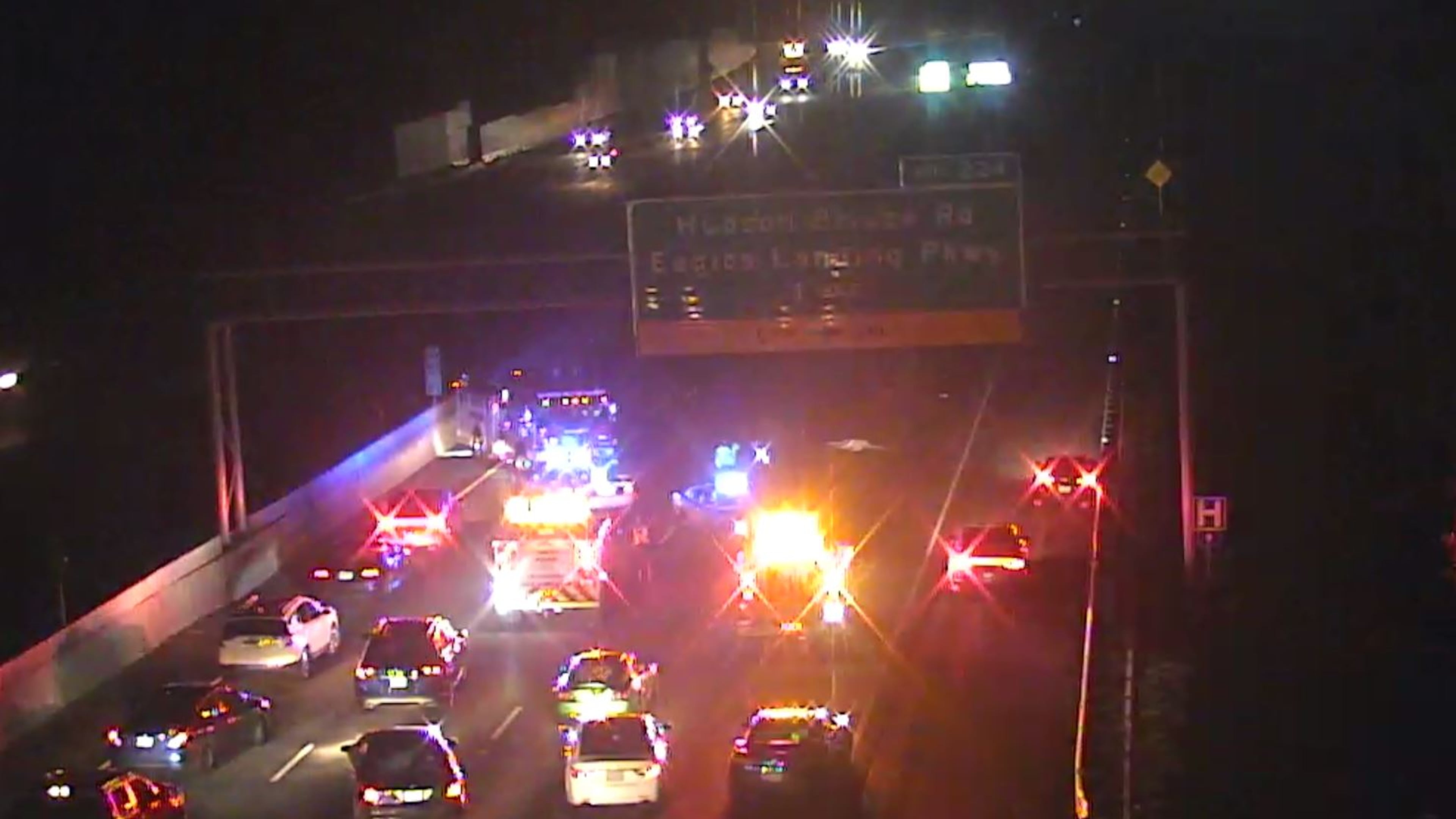 The southbound lanes of I-75 were shut down for about three hours Friday morning while authorities investigated a deadly multivehicle wreck.