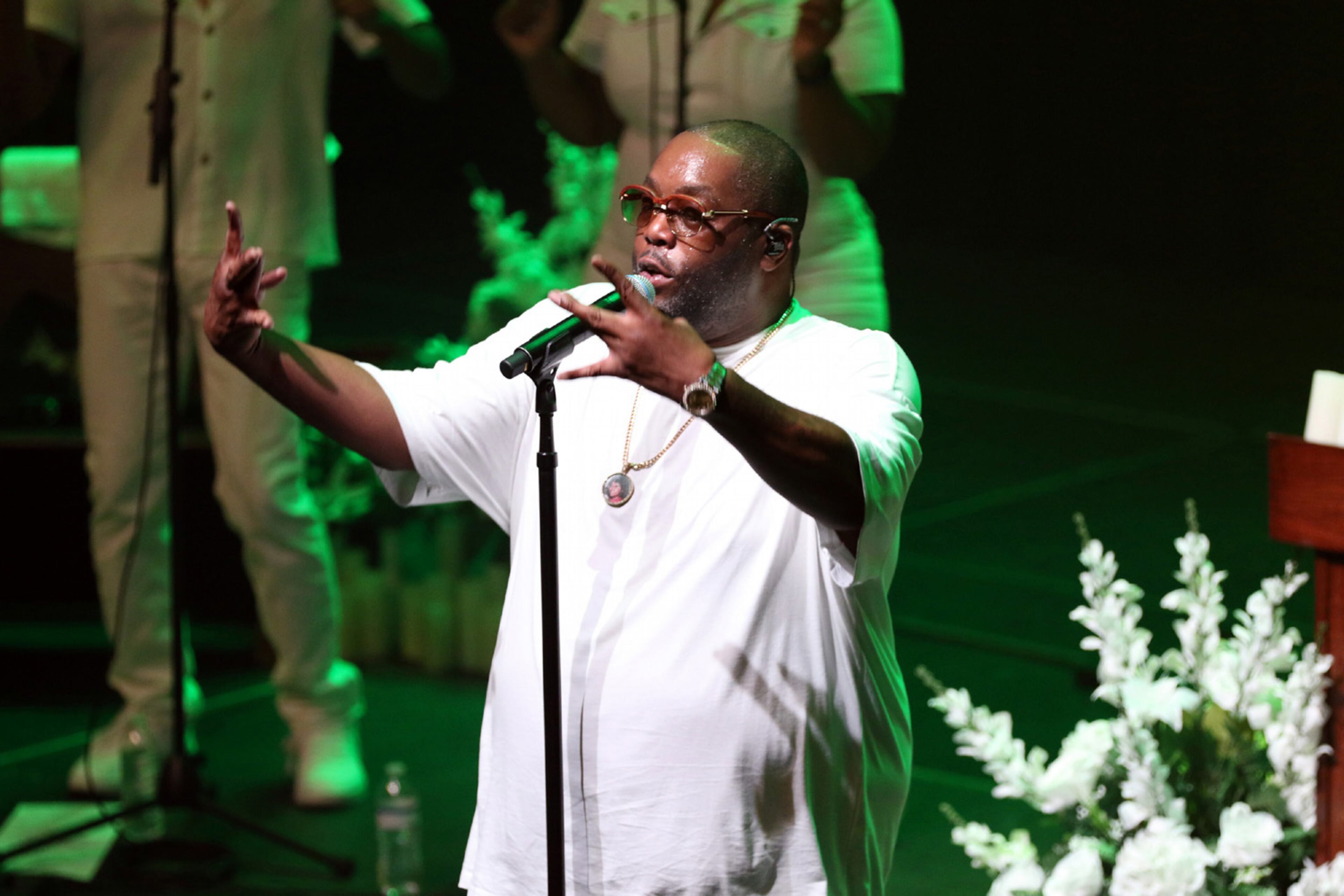 Atlanta native Killer Mike energized the sold-out Tabernacle on Thursday, July 13, 2023. Robb Cohen for the Atlanta Journal-Constitution