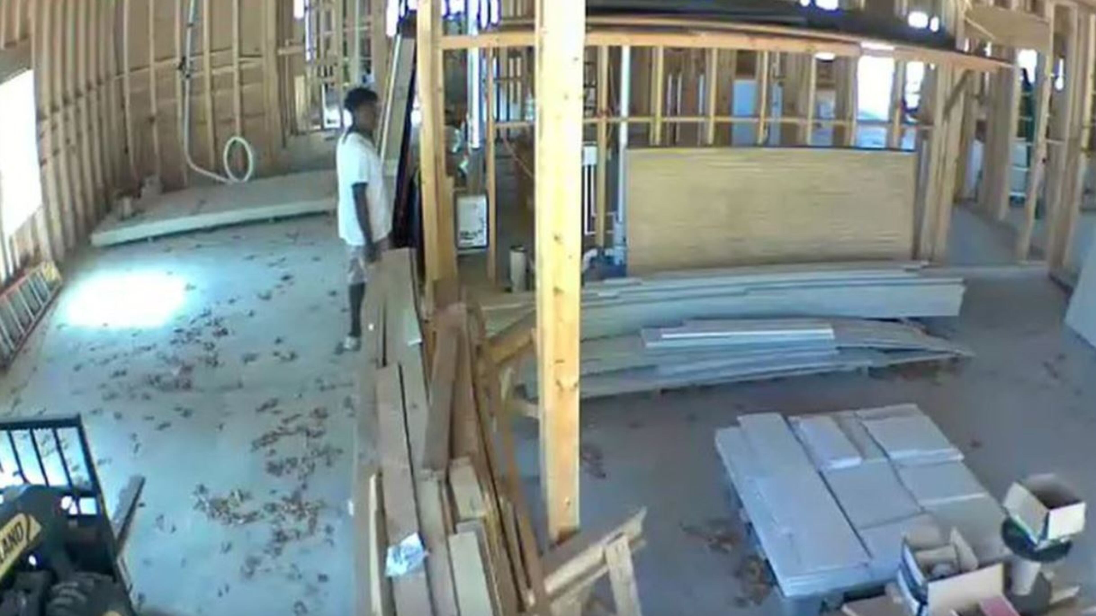 Ahmaud Arbery was spotted in the home under construction minutes before he was chased and fatally shot.