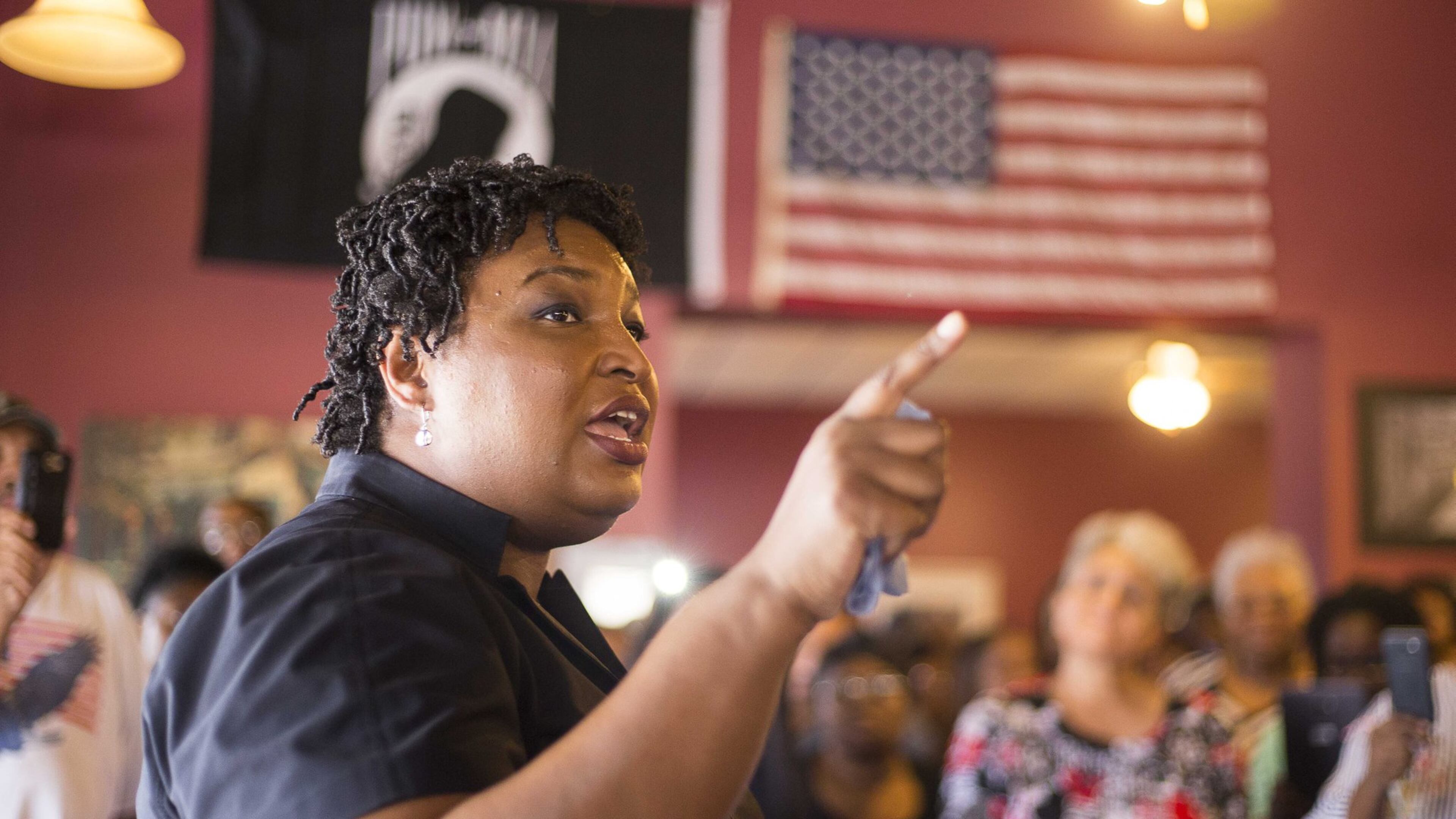 Stacey Abrams, the Democratic candidate in Georgia’s race for governor, faced criticism for not voting on a bill targeting sex trafficking during her time as state House minority leader. Abrams’ camp said the candidate didn’t like the bill’s sentencing limits, but a Republican lawmaker said she “lacked the guts to vote no” on the 2017 legislation. (ALYSSA POINTER/ALYSSA.POINTER@AJC.COM)