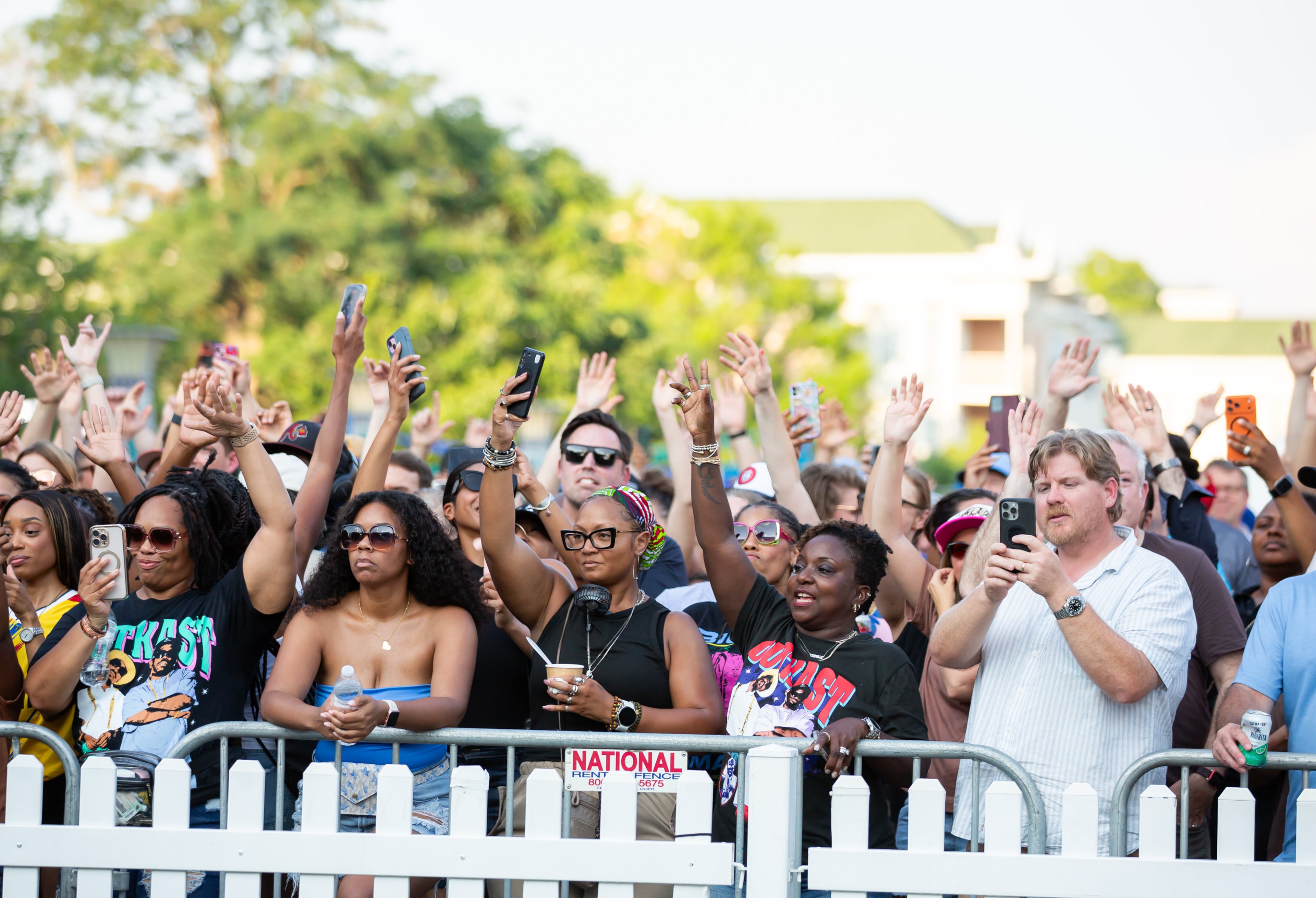 Decatur Square is packed for the kickoff of Decatur WatchFest '26 on Thursday, June 11, 2026. (Ryan Fleisher for the AJC)