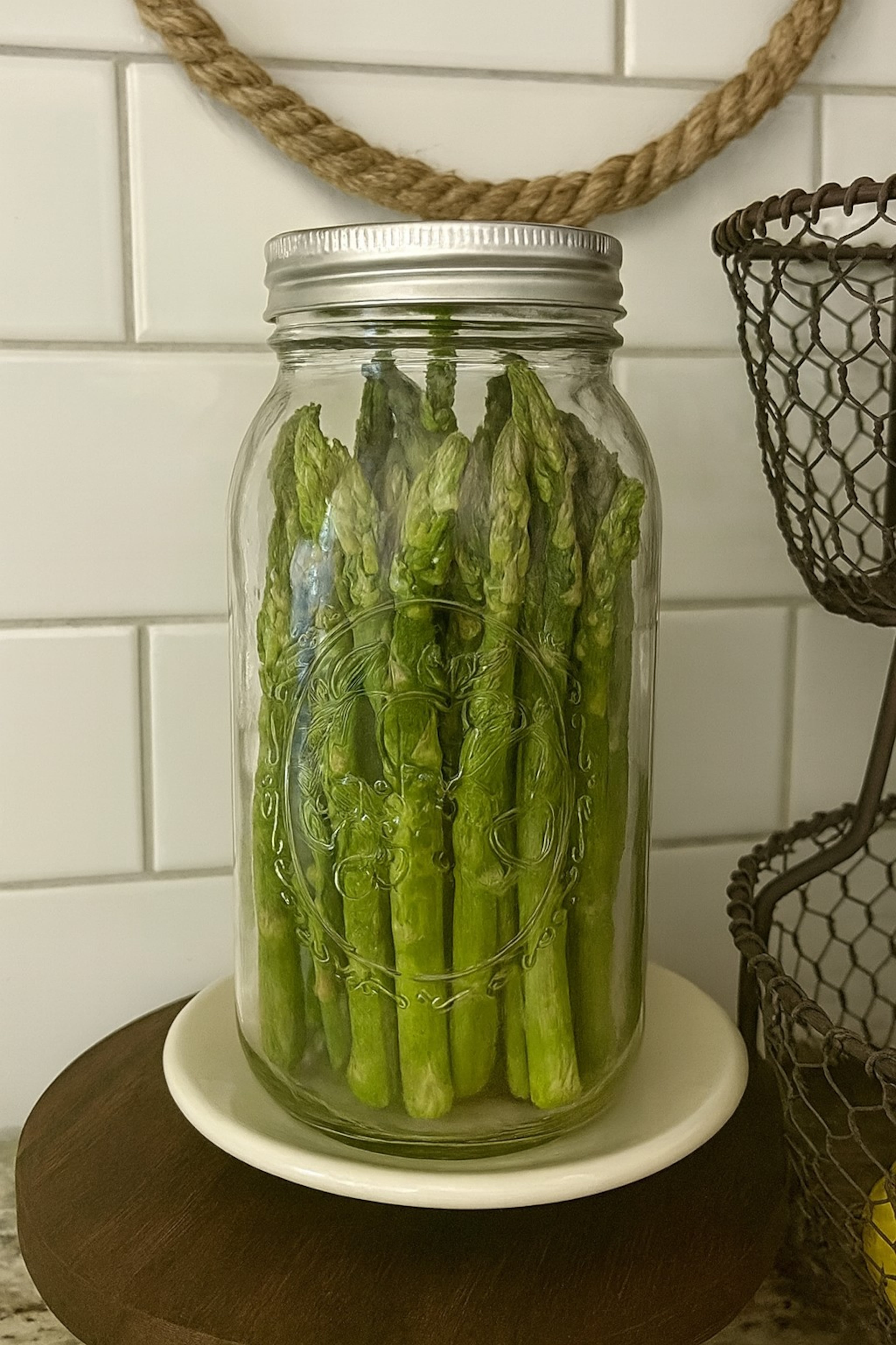 Freeze dried asparagus from Freeze Dried Groceries. (Courtesy of Jasmine Ludwick)