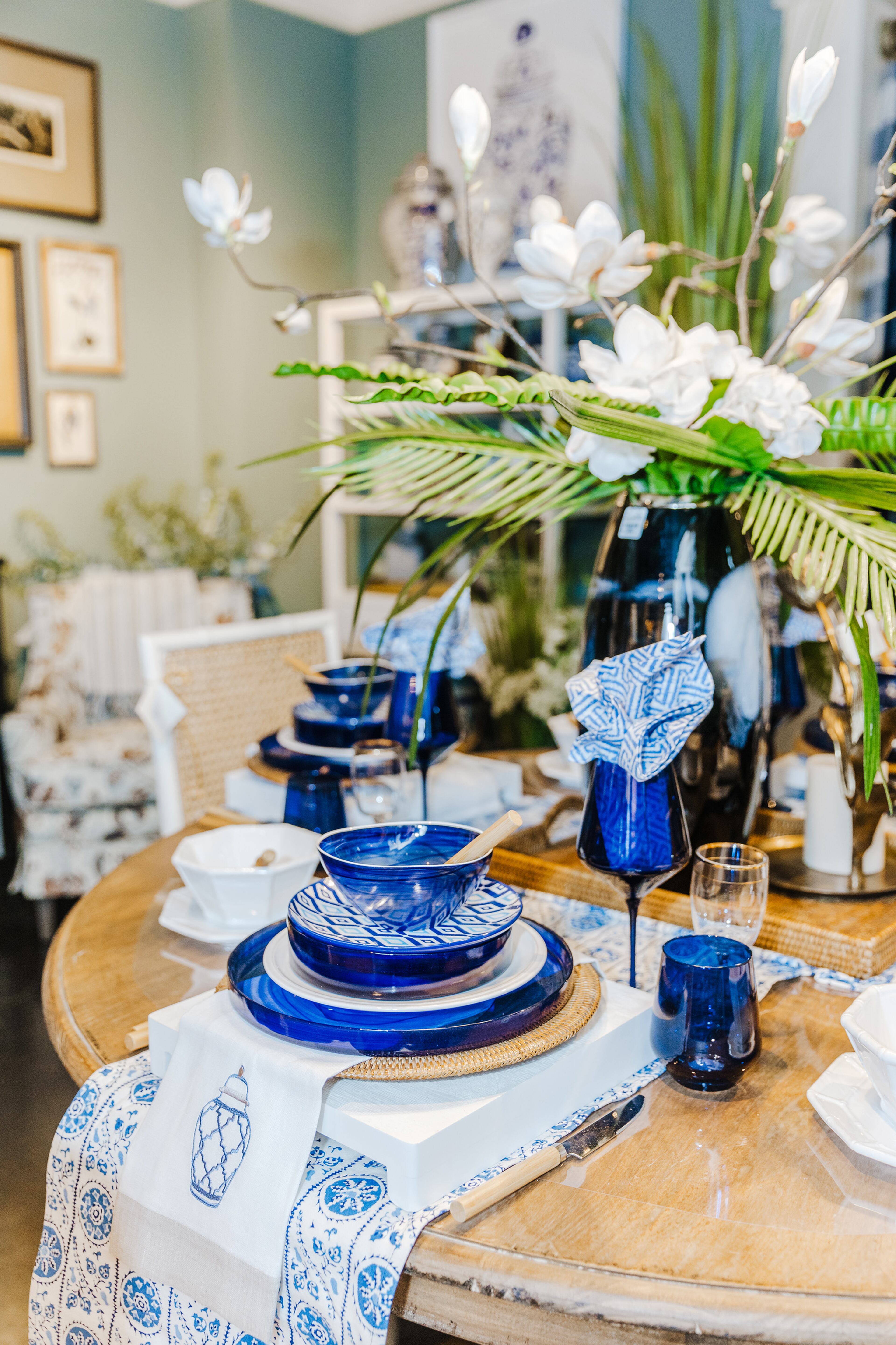 Get creative with colored glass to create a bold look. (Provided photo/TNS)