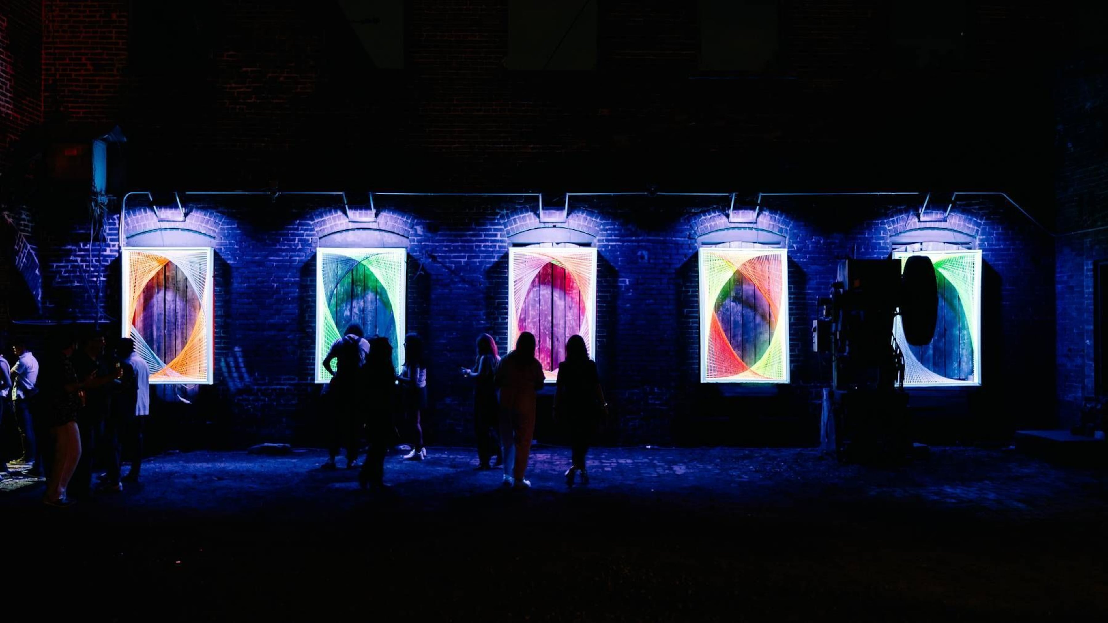 "Portals" by Megan Mosholder, seen at SITE at Goat Farm in Atlanta (Courtesy of James Ly)
