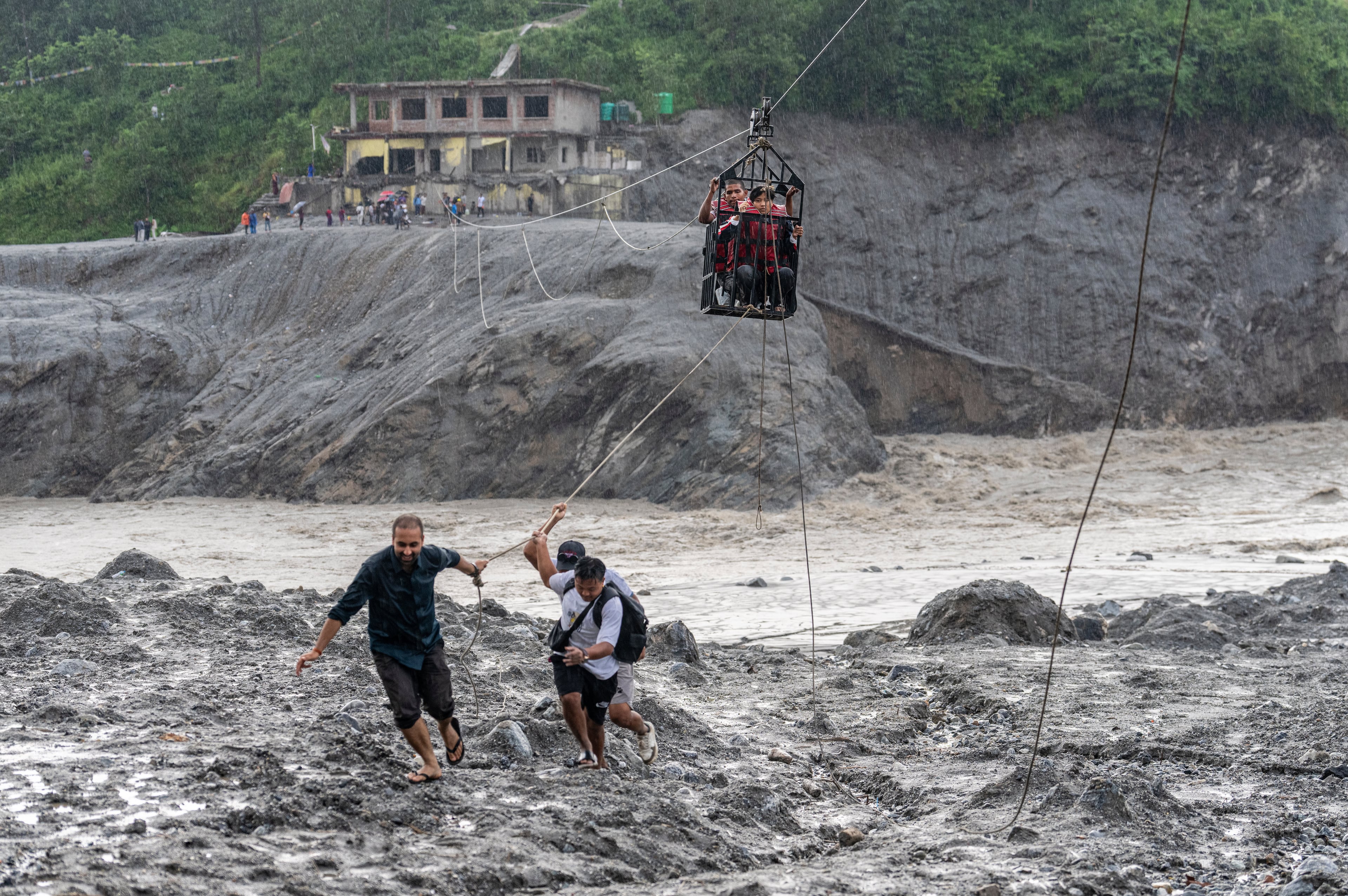 APTOPIX Nepal Flash Floods