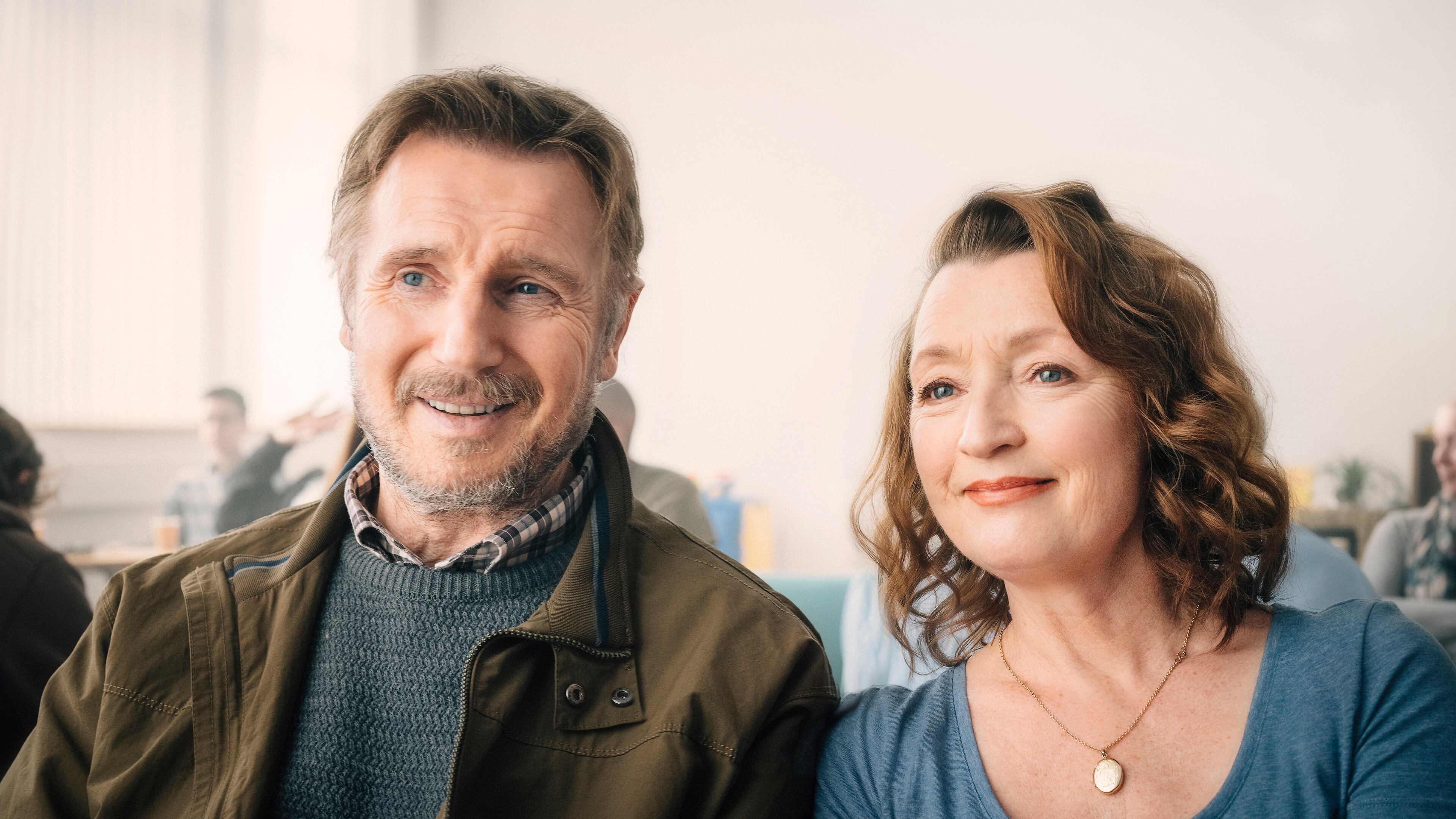 Liam Neeson and Lesley Manville star in “Ordinary Love.” Aidan Monaghan/Bleecker Street