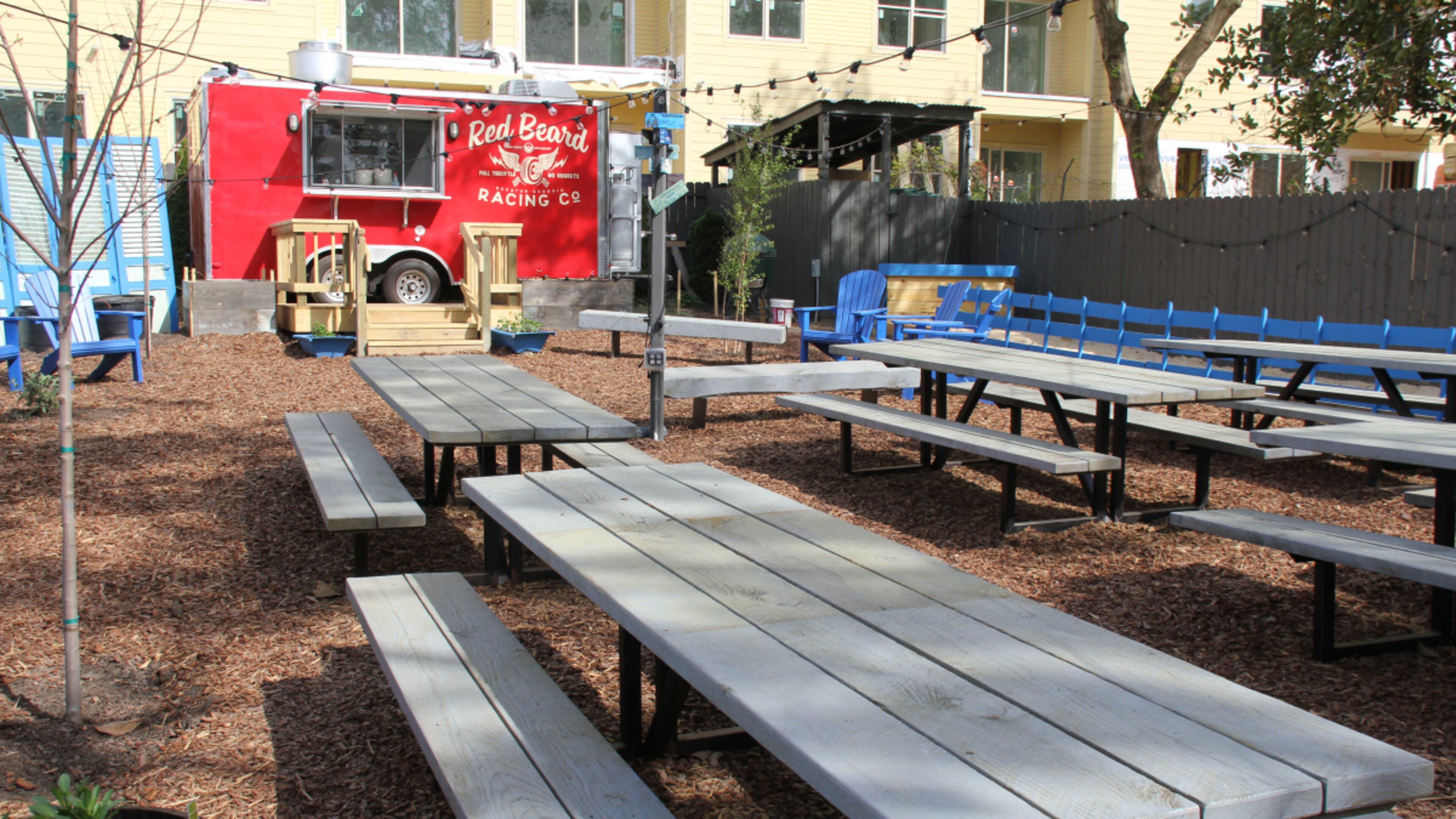 Communion offered an outdoor space behind Kevin Gillespie’s Revival in Decatur. / Photo courtesy Communion