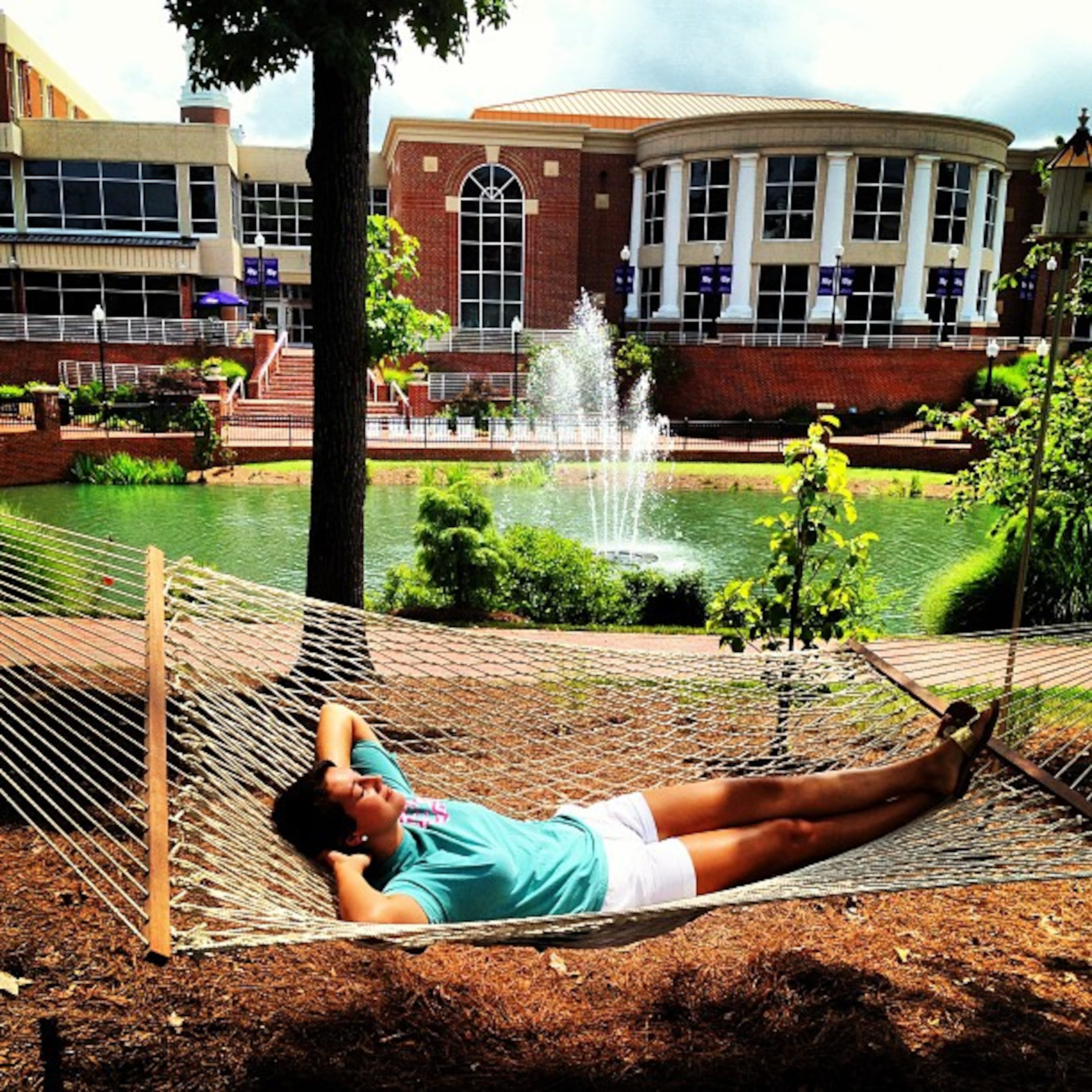 I could get used to this. #highpointuniversity #collegevisits
