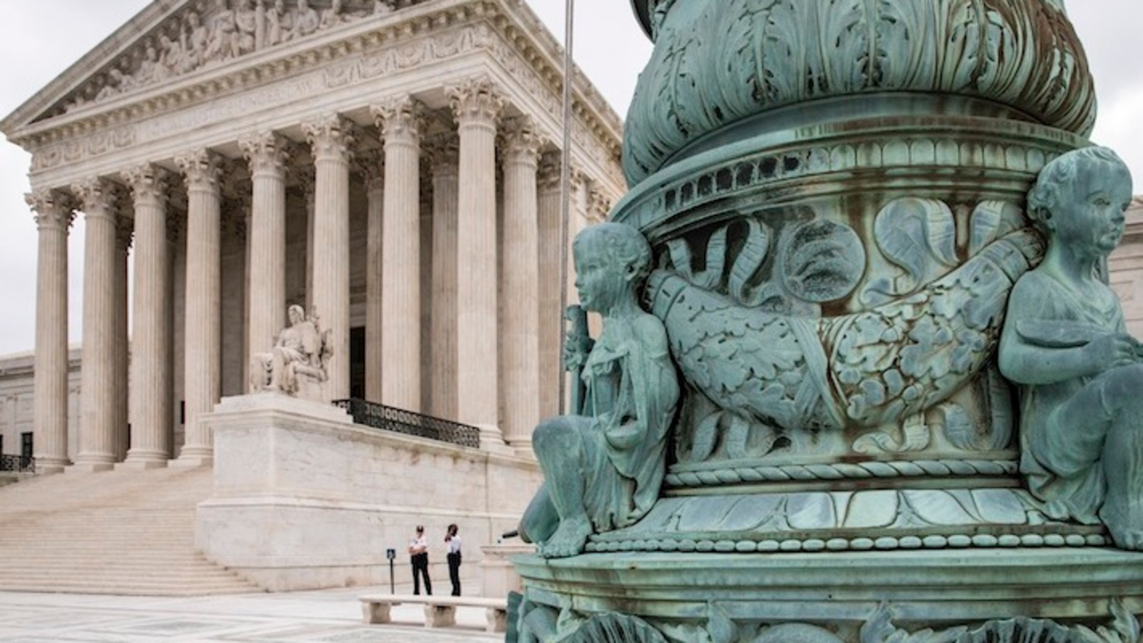 The Supreme Court in Washington is seen Tuesday, May 31, 2016, as the justices ruled unanimously that a Minnesota company could file a lawsuit against the U.S. Army Corps of Engineers over the agency's determination that its land is off limits to peat mining under the Clean Water Act. The high court agreed with the 8th Circuit decision in the case of Hawkes Co., Inc. v. U.S. Army Corps of Engineers to make it easier for landowners to bring a court challenge when federal regulators try to restrict property development due to concerns about water pollution. (AP Photo/J. Scott Applewhite)