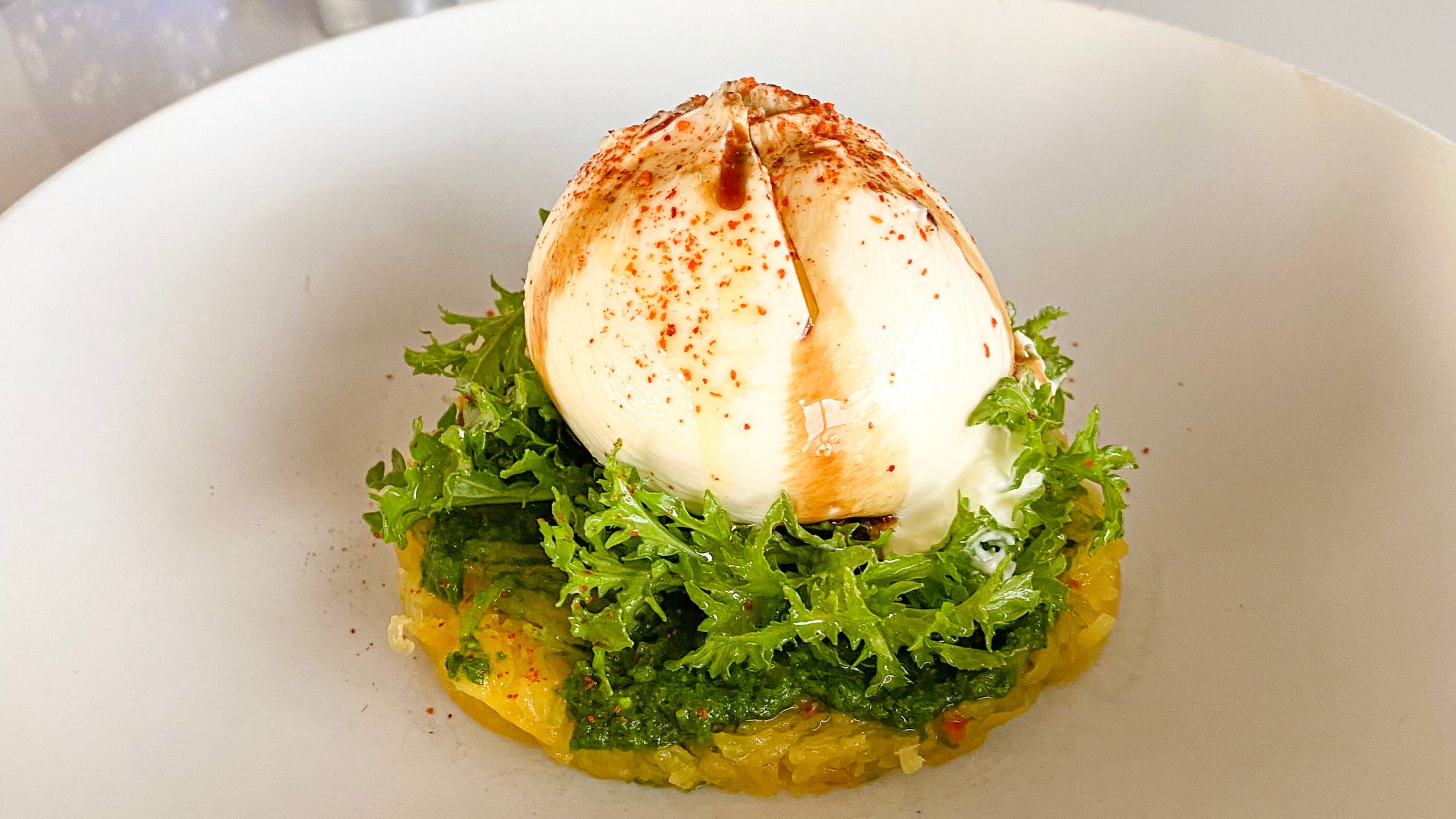 Capolinea’s Burrata con Zucca. (Courtesy of Signia by Hilton Atlanta)