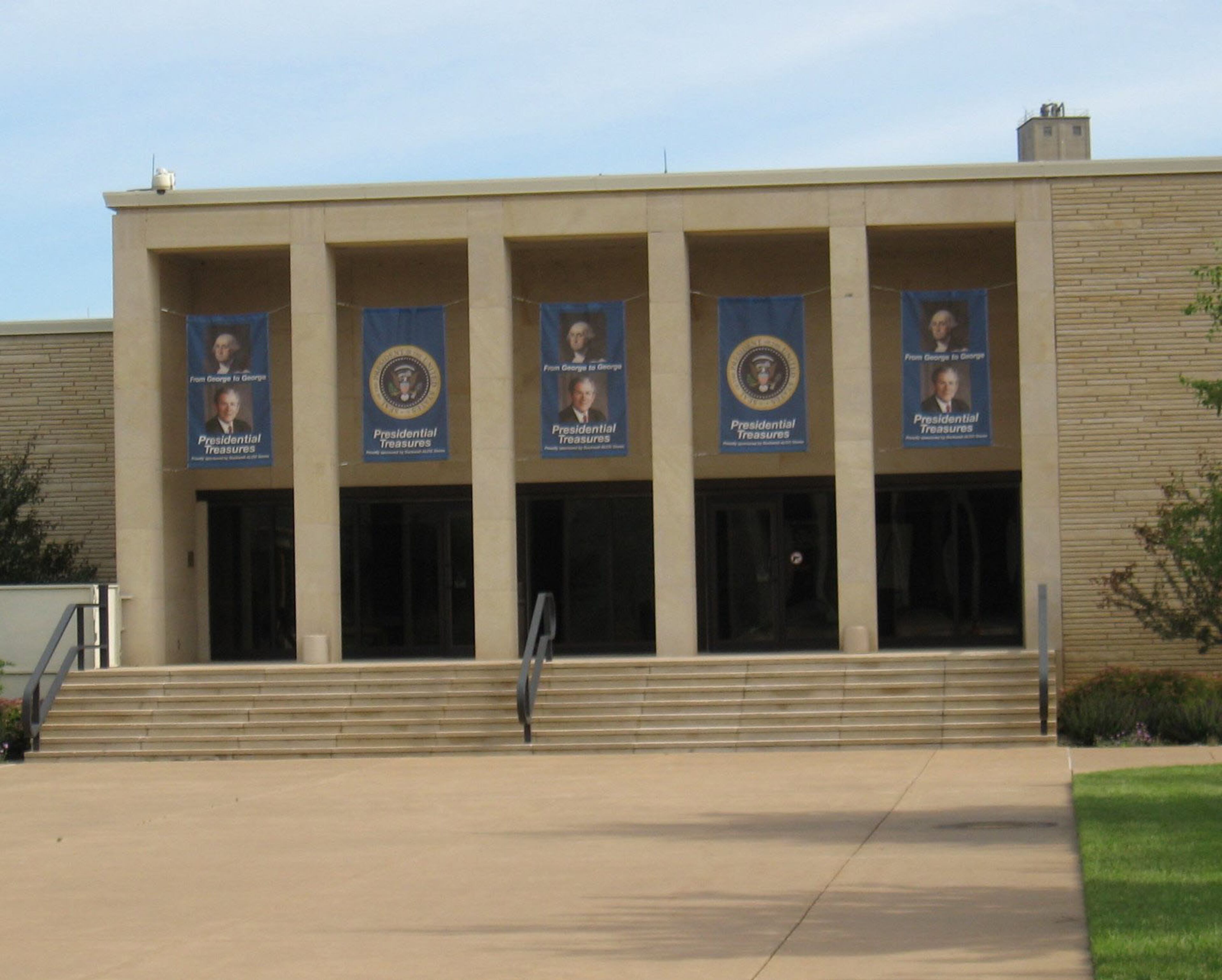 The Dwight D. Eisenhower Library and Museum in Abilene, Kan., is a research institution containing materials documenting Eisenhower's career.