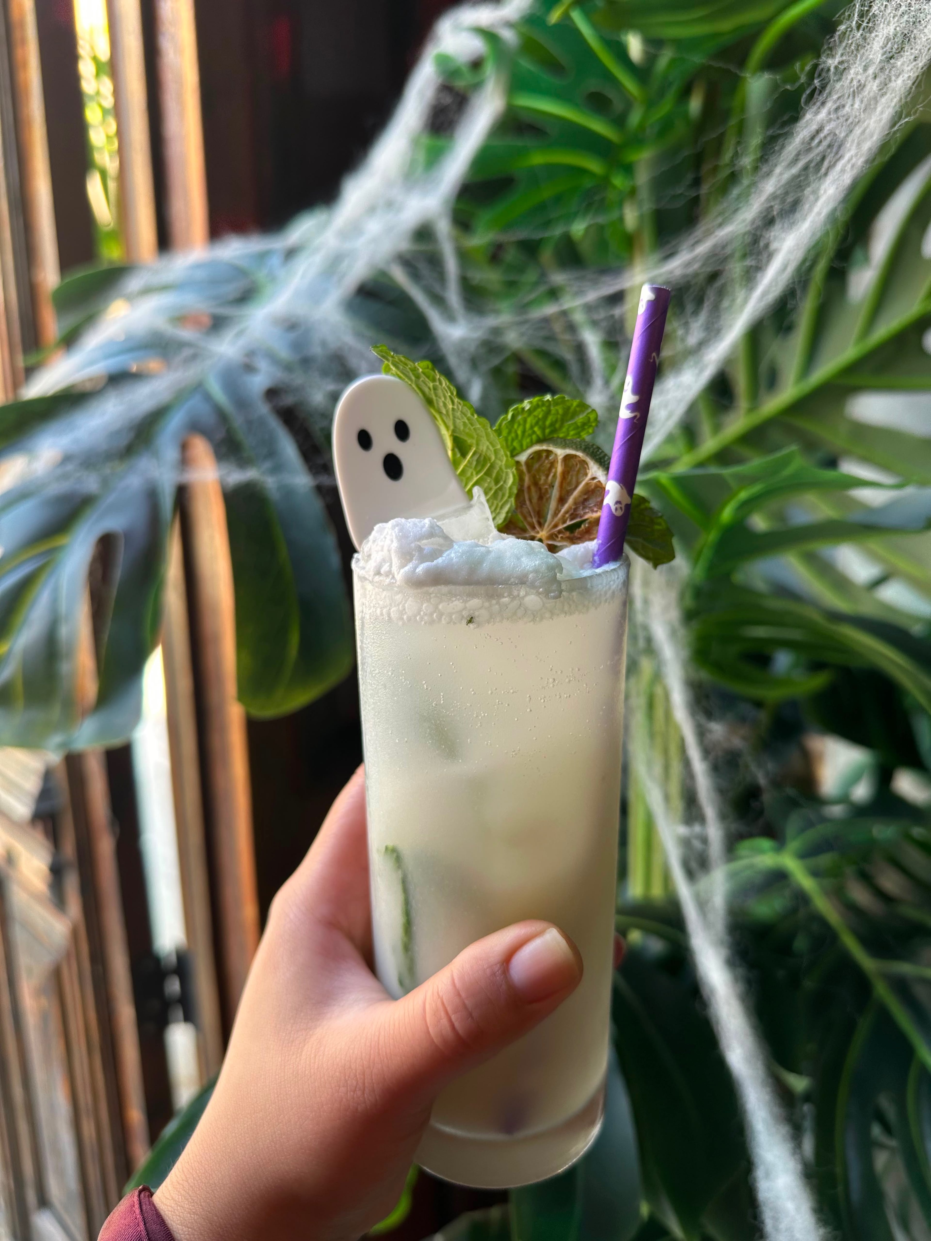 El Super Pan will offer several Halloween cocktails, including El Fantasma with Don Q, coco, lime, mint and soda. (Courtesy of Lucia Gonzalez)