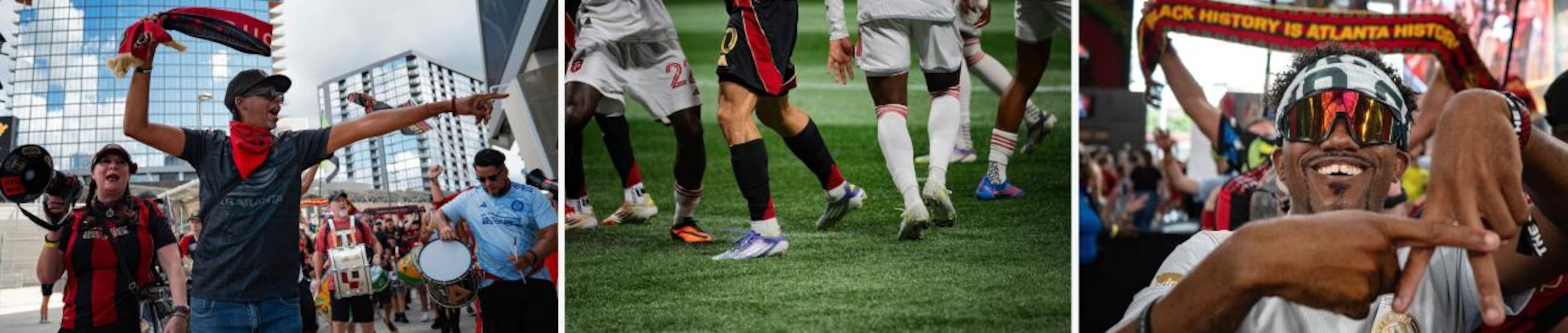 The Michael C. Carlos Museum exhibit "Footwork: Where We Gather" includes traditional sports photography with contemporary works by photographer Sheila Pree Bright, whose new series celebrates Atlanta sports culture. (Courtesy of Michael C. Carlos Museum)