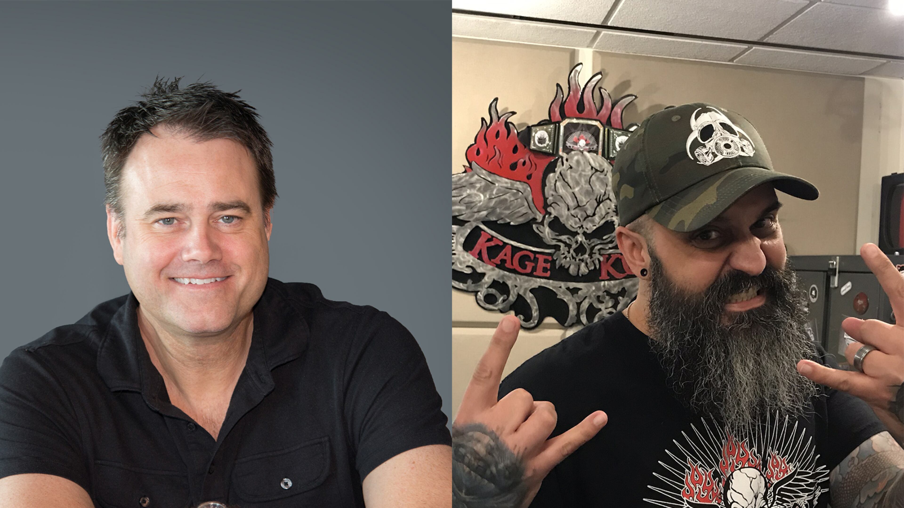 Axel Lowe takes over for Jesse Kage (right) in afternoons on Rock 100.5.