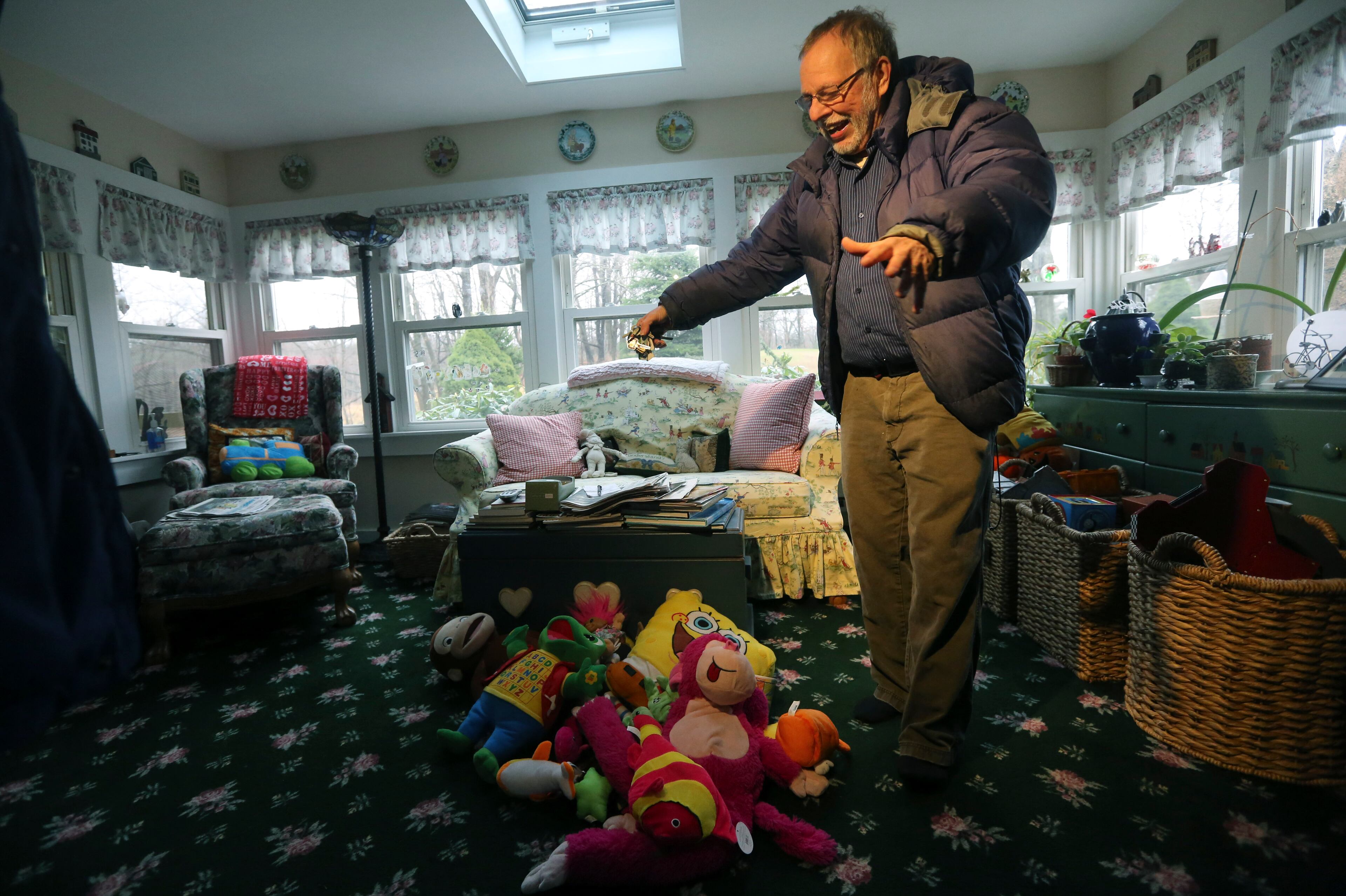 After finding the small children, Rosen ran upstairs and grabbed an armful of stuffed animals he kept there. He gave those to the children, along with some fruit juice and sat with them as the two boys described seeing their teacher being shot.