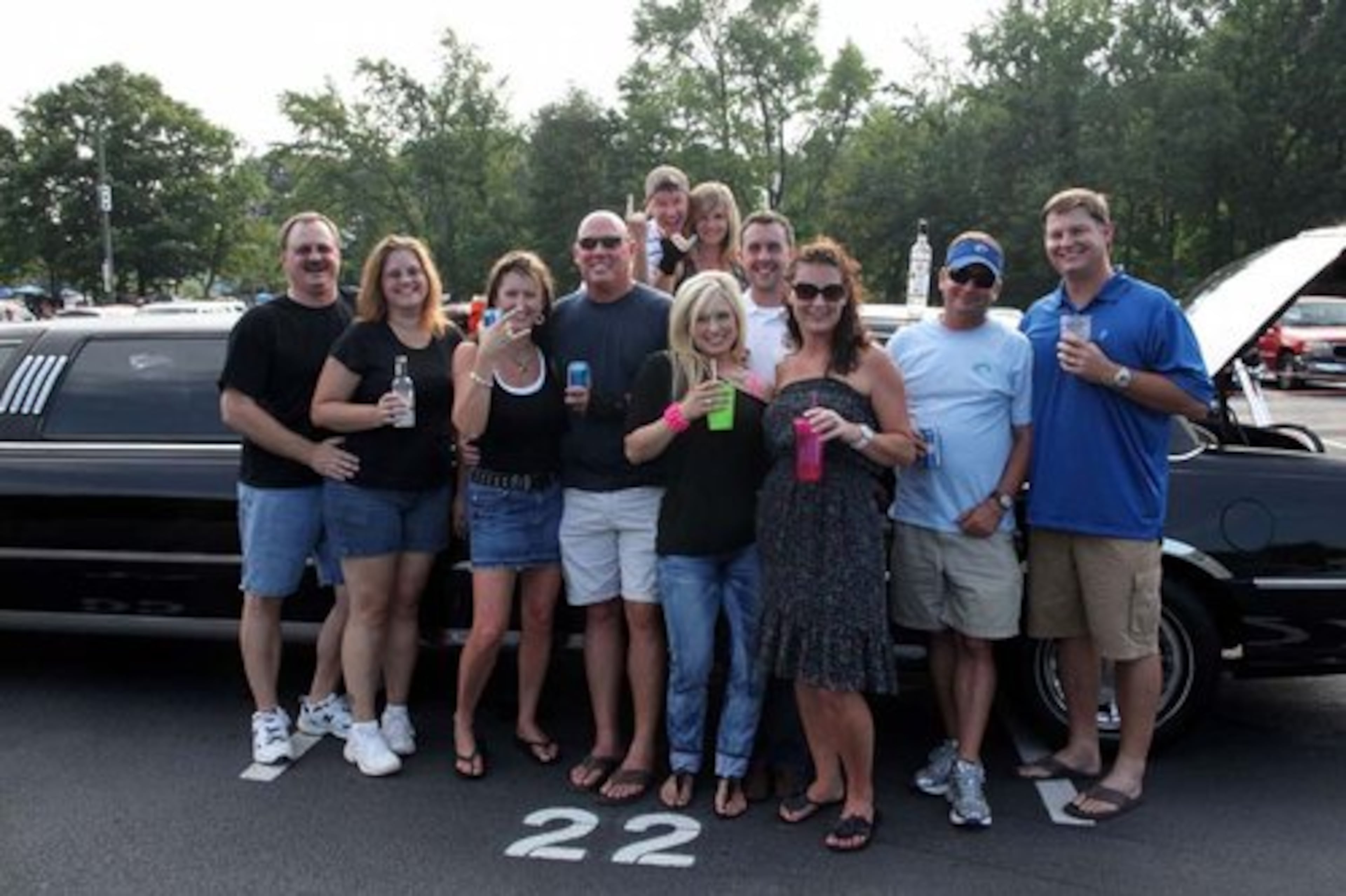 These friends traveled in style from McDonough.