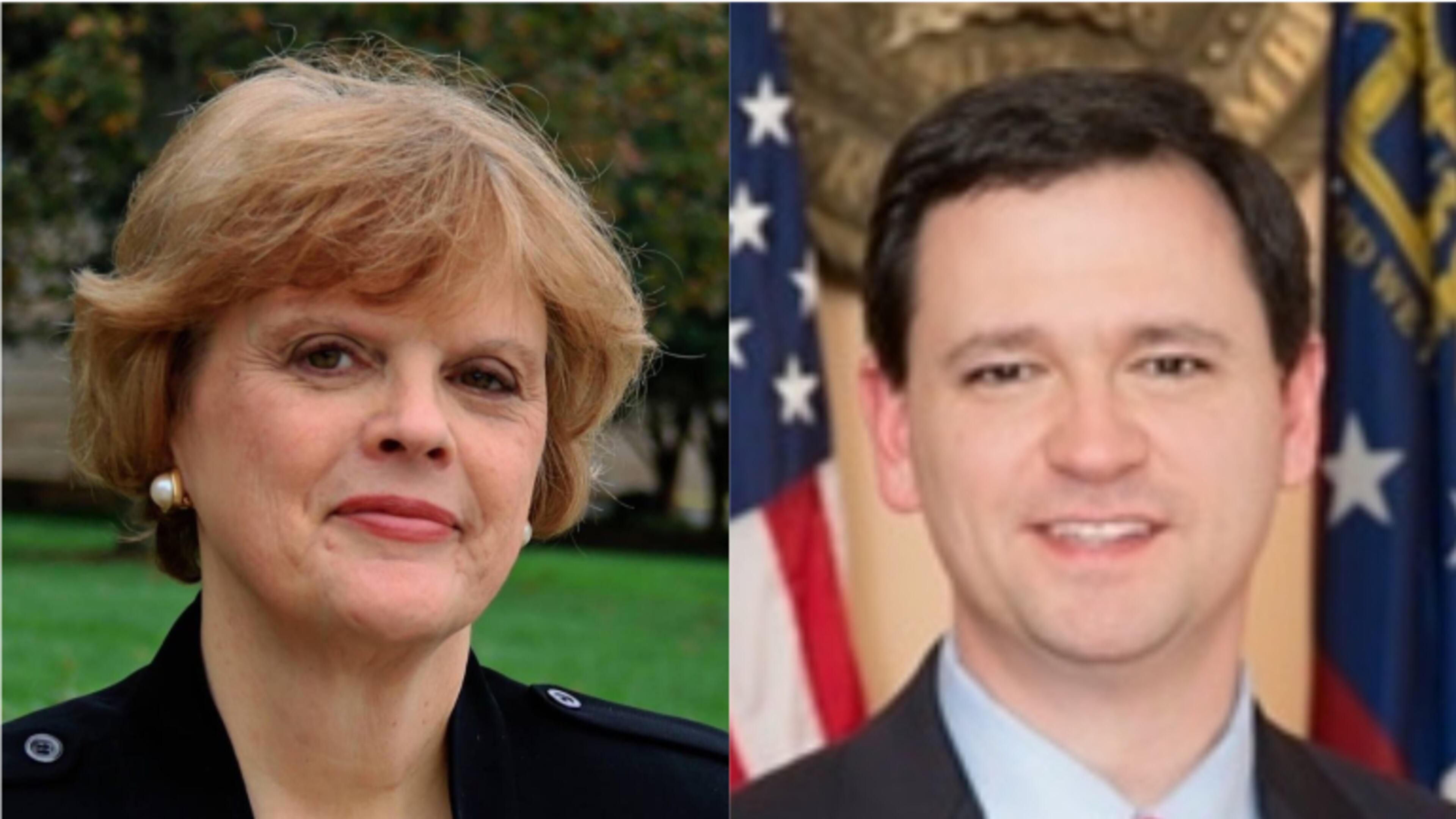 Democrat Mary Frances Williams and Republican state Rep. Sam Teasley.