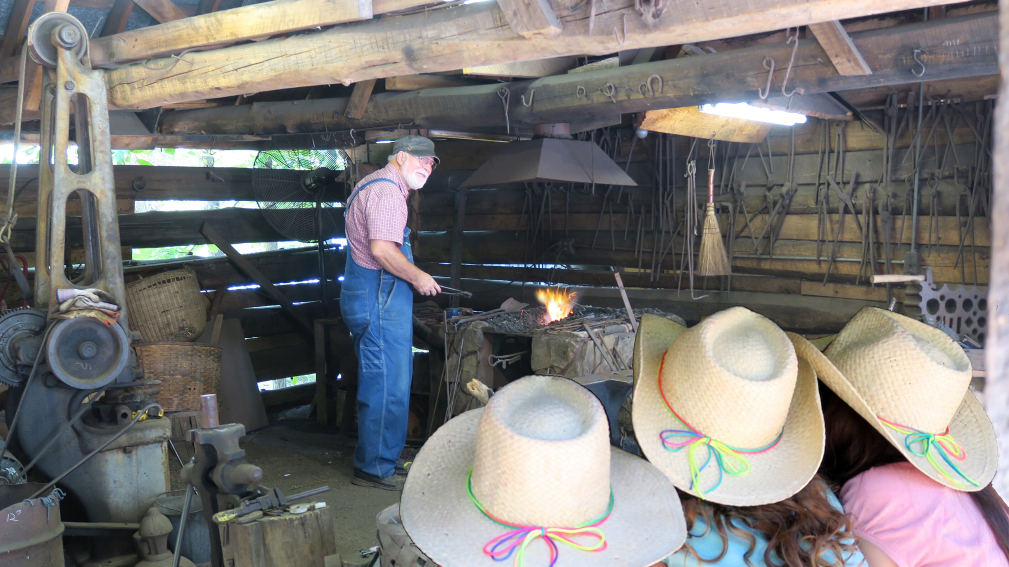 Activities at the Georgia Mountain Fair in Hiawassee will include carnival rides and demonstrations of quilting and blacksmithing. Credit: JLB Photography