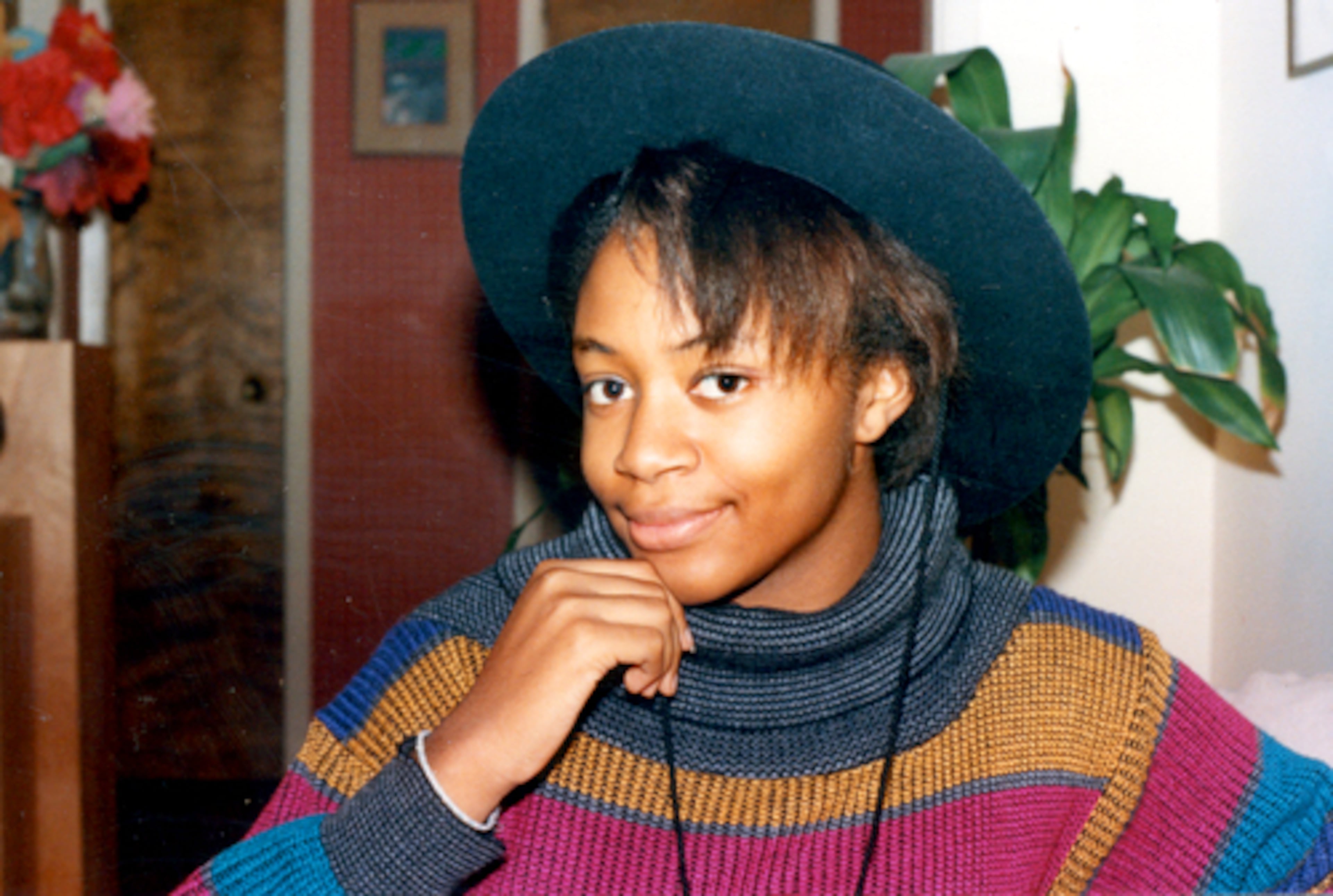 Kara Walker, who moved to Atlanta from California at age 13, as a student at Redan High School.