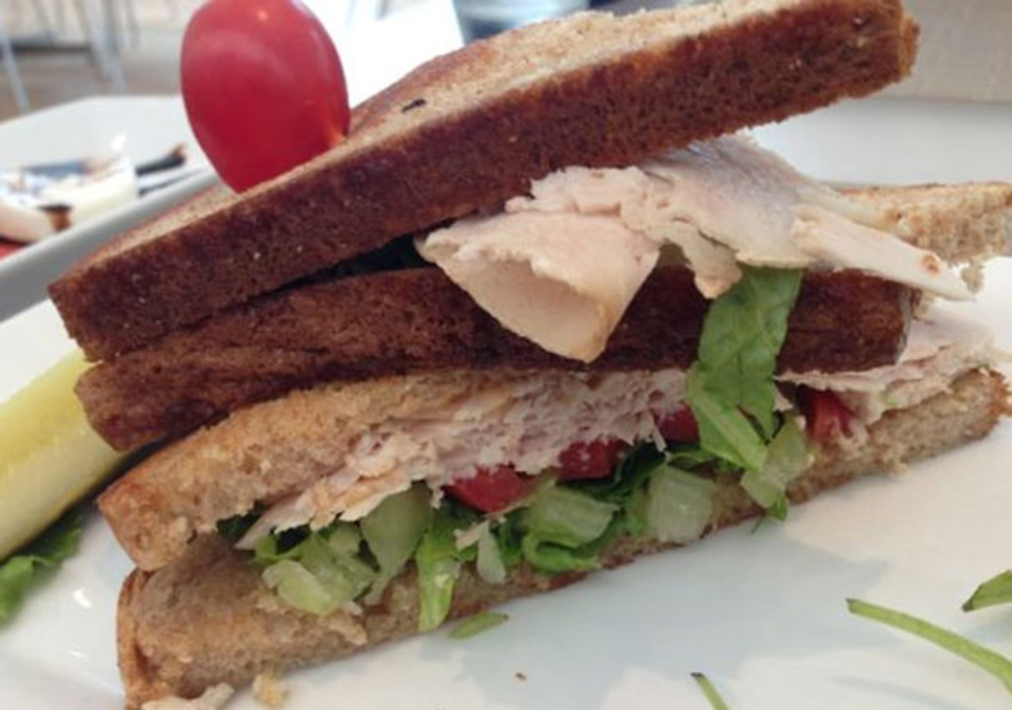 "That sandwich of desiccated house-roasted turkey, chopped lettuce and sliced roma tomato came together without any of the pride or handicraft that a good deli guy would summon for Boar’s Head."