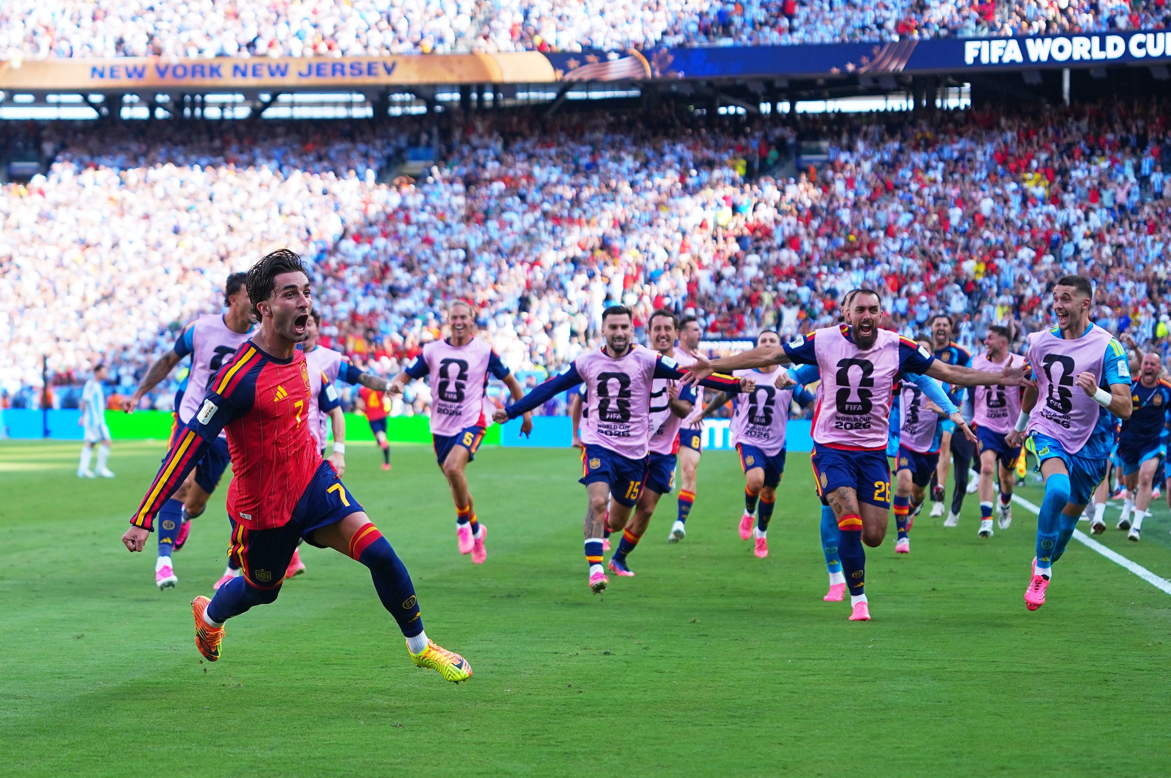 APTOPIX Argentina Spain WCup Soccer