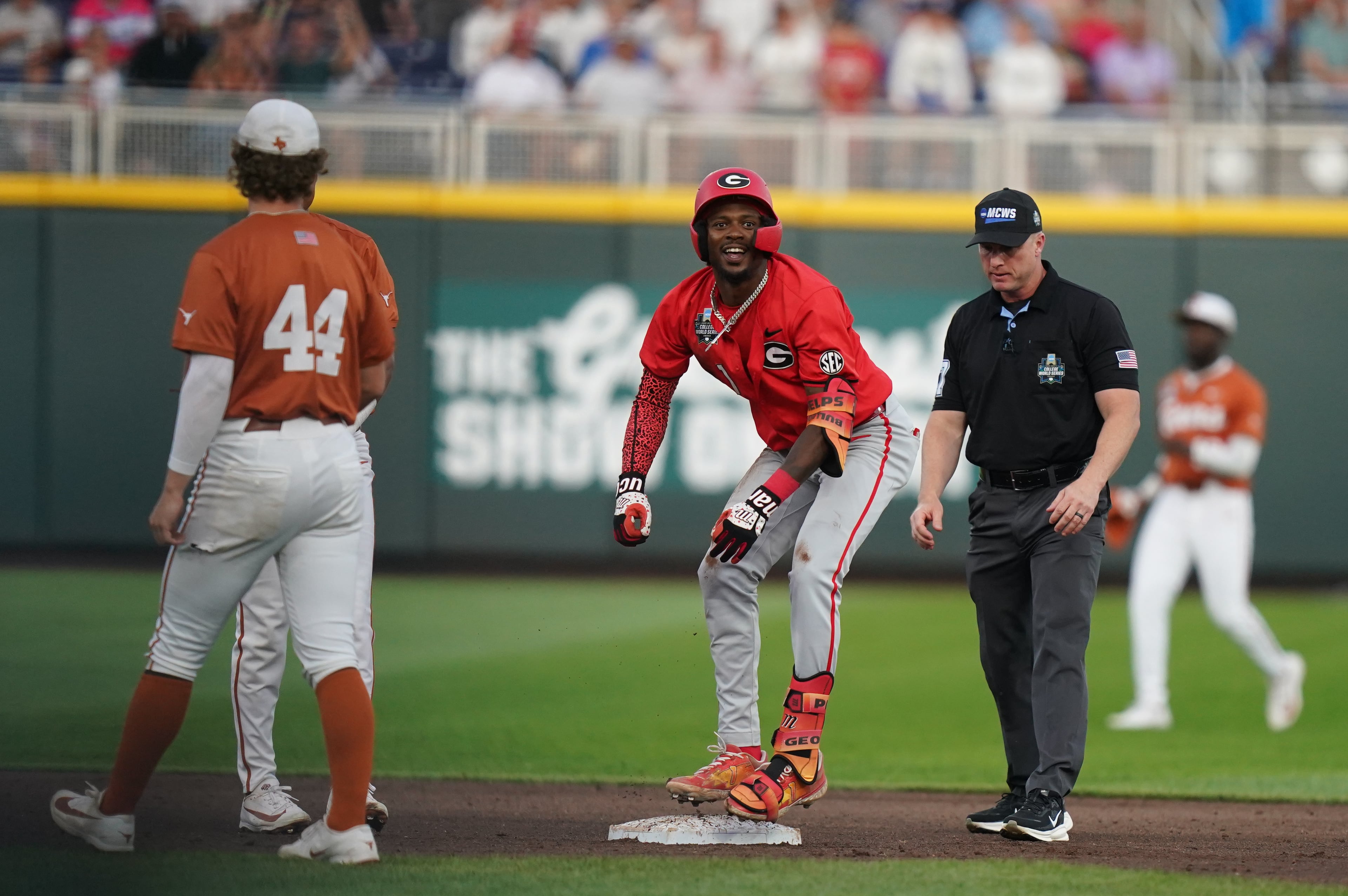 CWS Georgia Texas Baseball