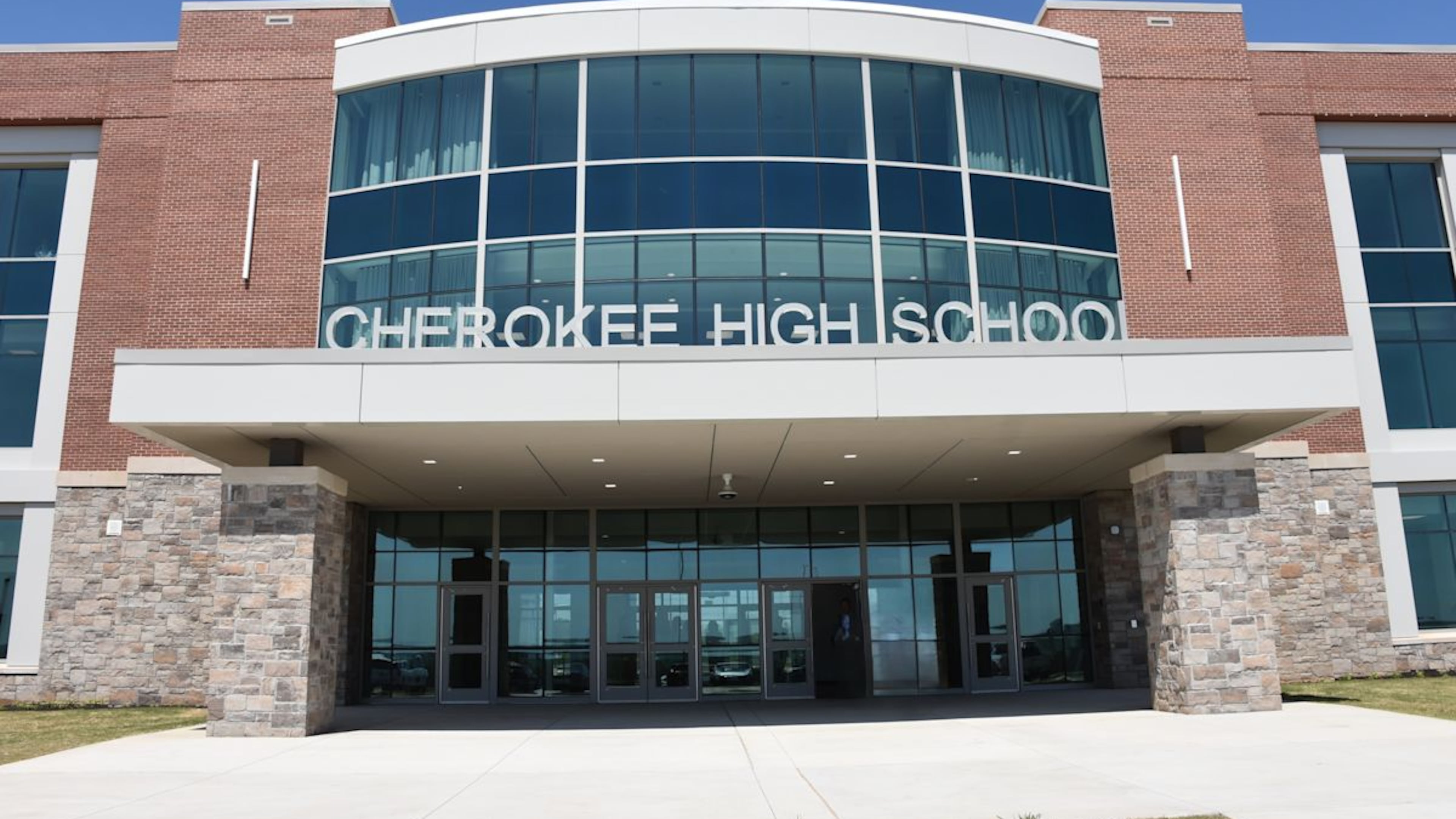 A former student and two adults are accused of conspiring to commit a school shooting attack at Cherokee High School, Canton police announced Tuesday, Oct. 27, 2026. (Courtesy of Cherokee County School District)