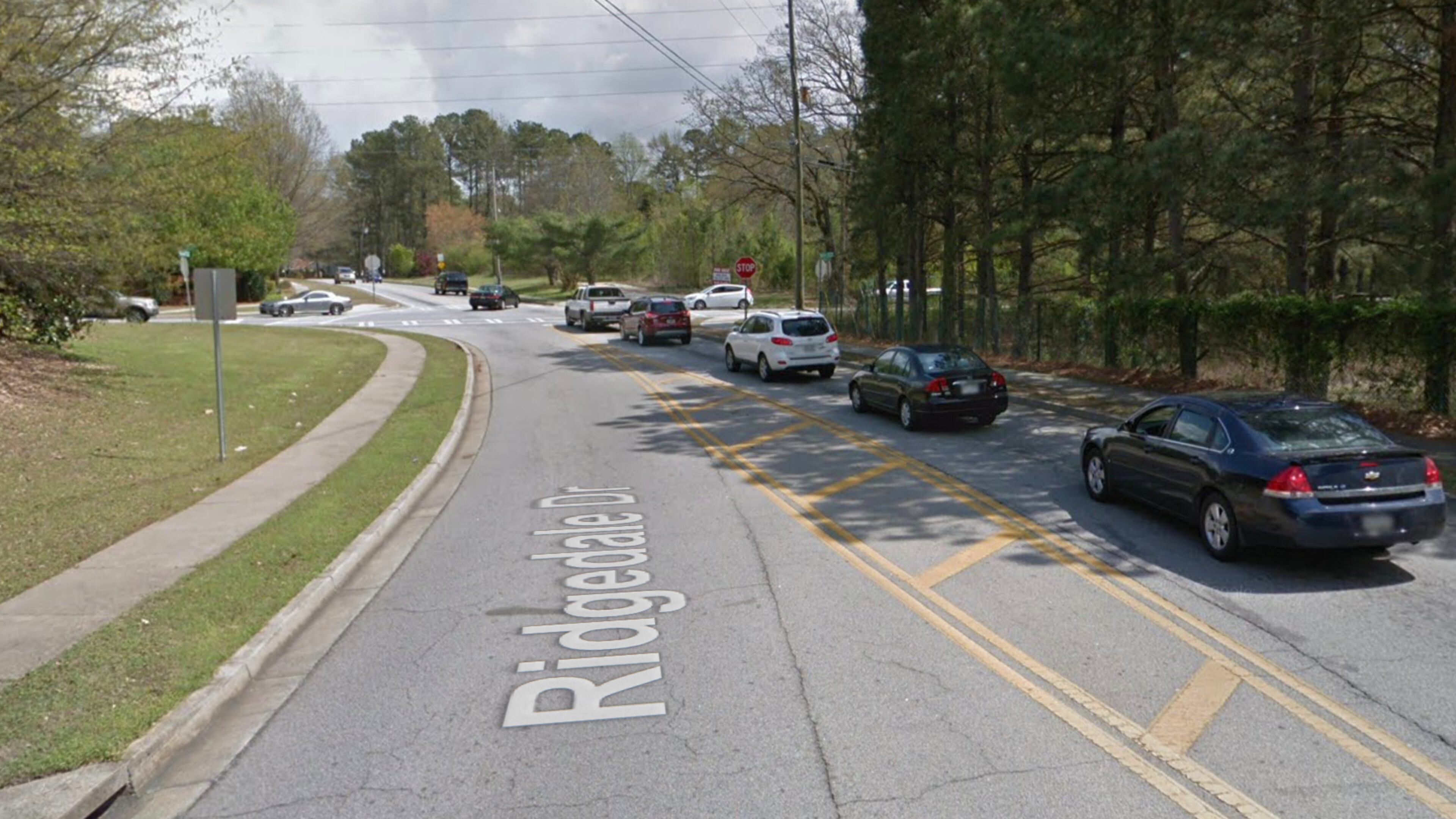 Intersection improvements of North Road at Ridgedale Drive will be one of several projects Gwinnett and Snellville will work jointly to improve. Google Maps