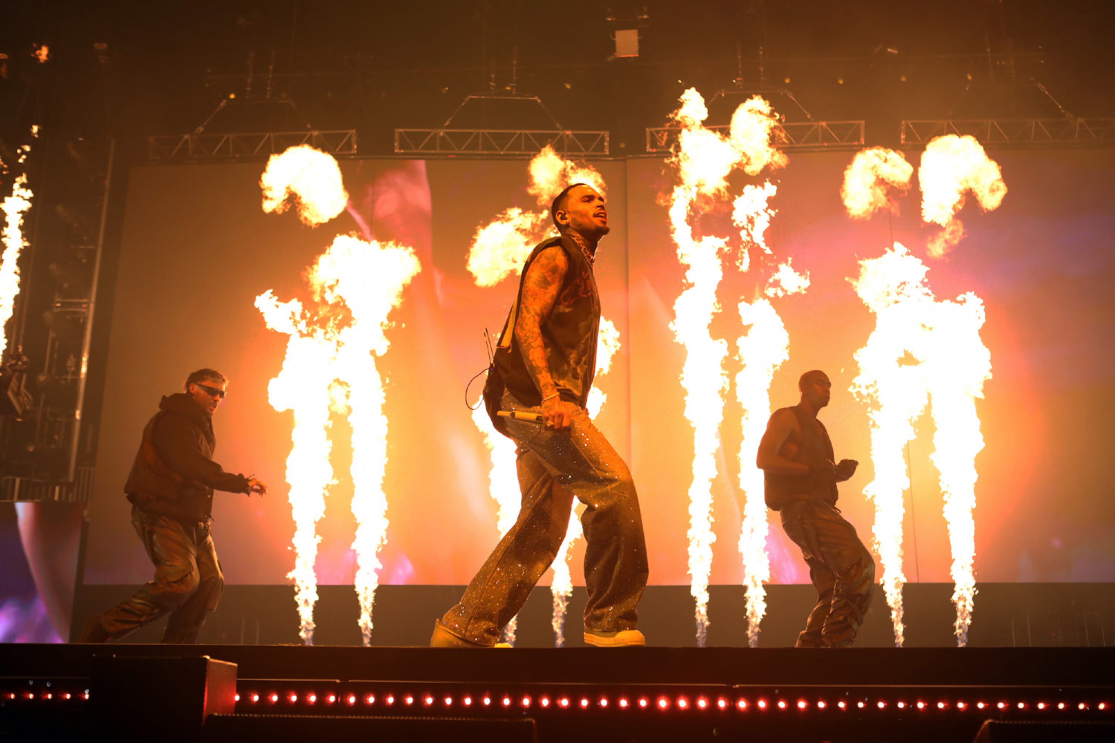 Chris Brown rocked a sold-out crowd at State Farm Arena on Friday, July 5, 2024, with openers Muni Long and Maeta.
Robb Cohen for the Atlanta Journal-Constitution