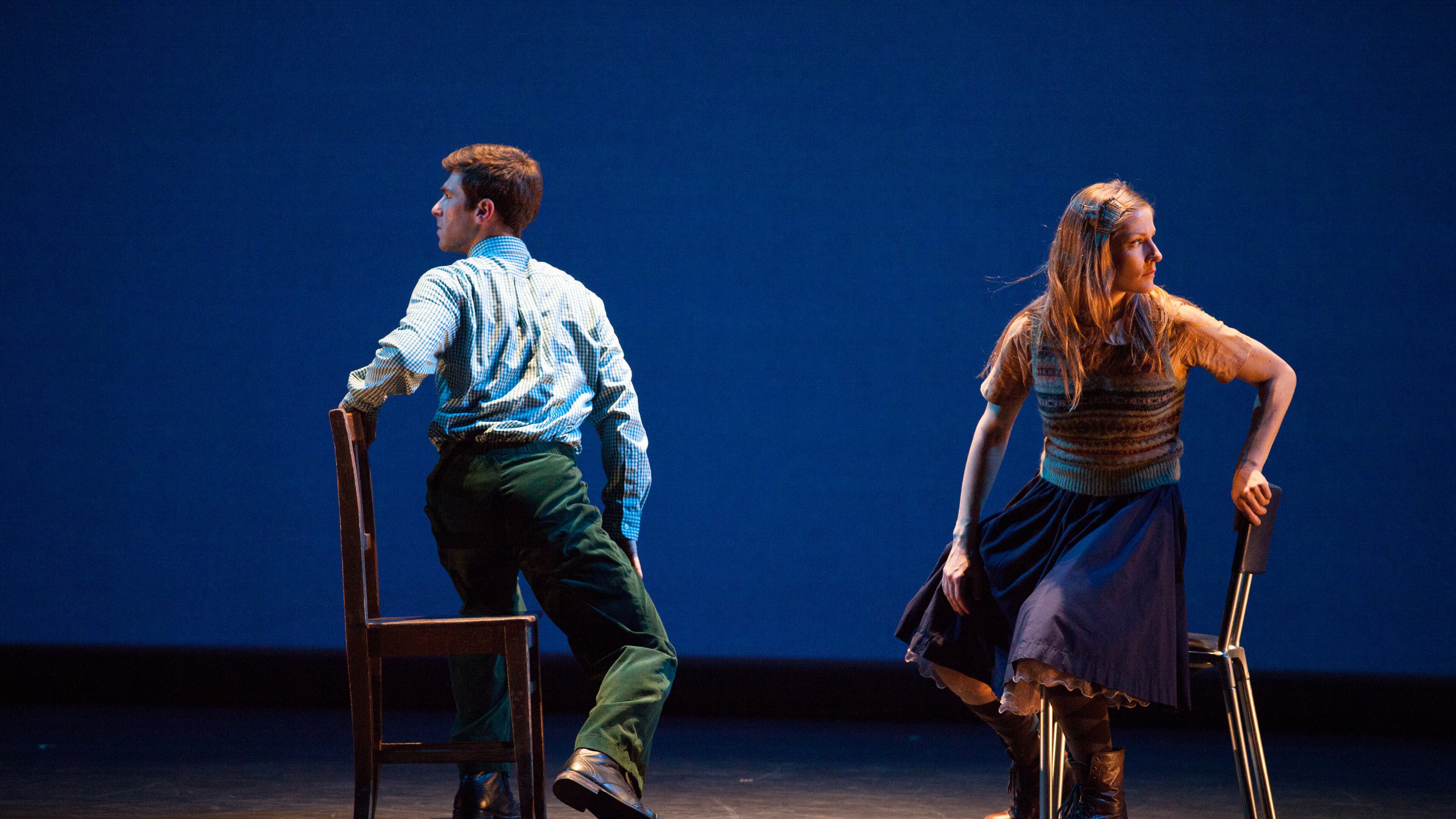 Mark Morris Dance Group, shown performing “A Wooden Tree,” will open the Rialto Performing Arts Center’s 2015-16 season on Oct. 17. CONTRIBUTED BY ELAINE MAYSON