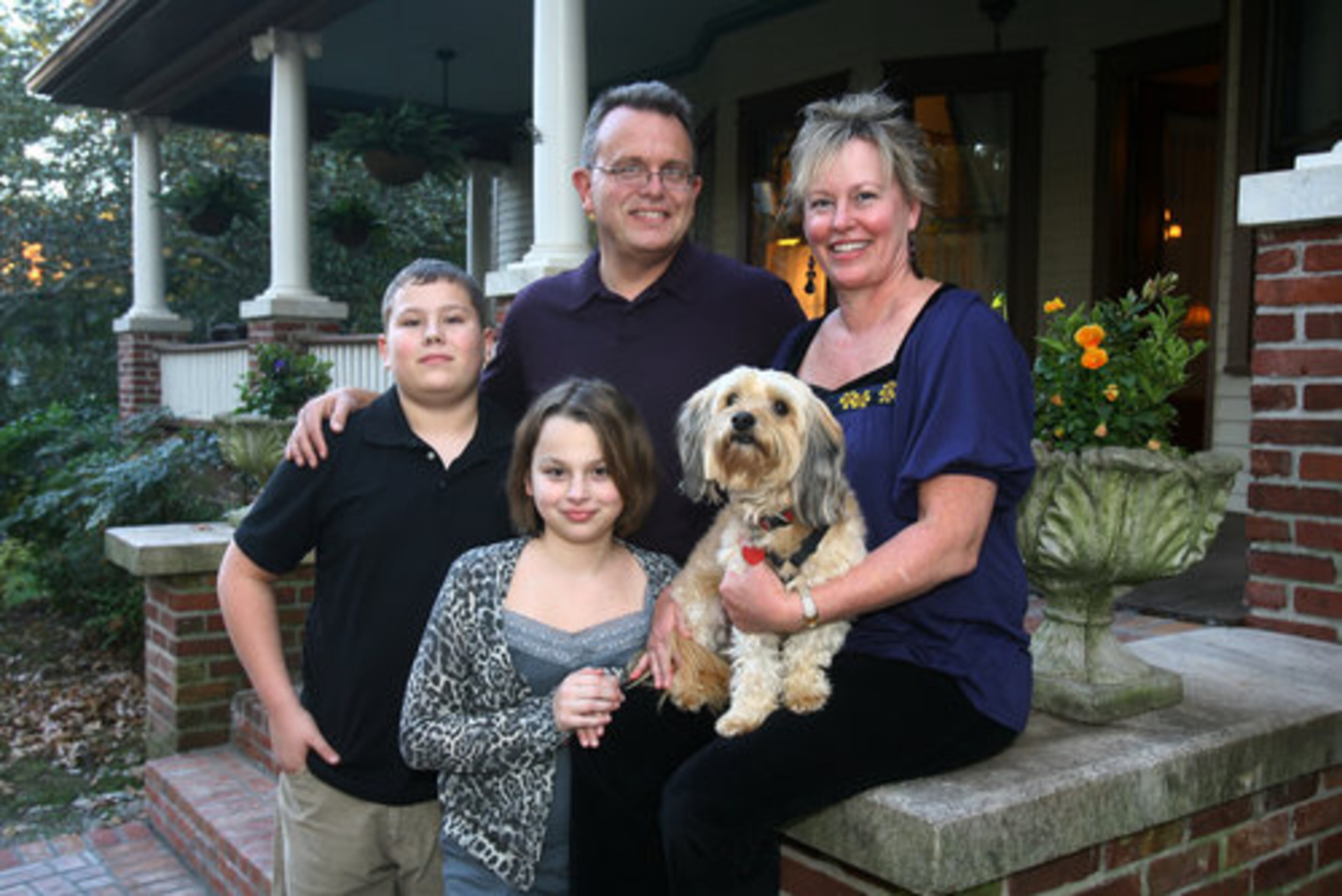 Because they had enjoyed renovating their previous home, Jeff and Pam Hopper decided they could do it again. They chose a two-story Queen Anne in Norcross they felt was the right fit for them and their children, Kam and Lydia.
