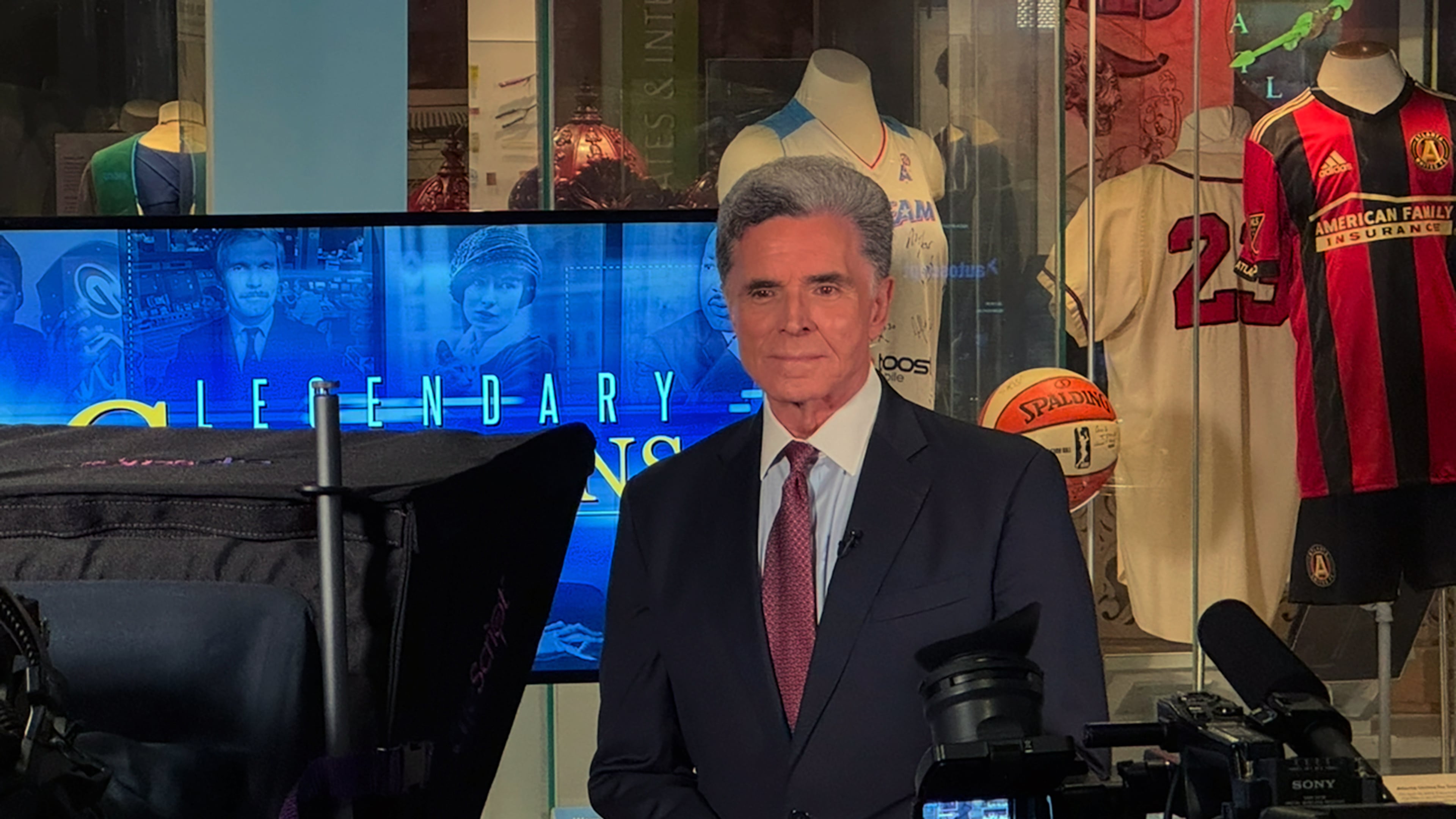 Jeff Hullinger hosts his first TV show for GPB since he joined the organization called "Georgia Legends," a mix of profiles of prominent Georgians and quirky stories of Georgia history. Courtesy of GPB