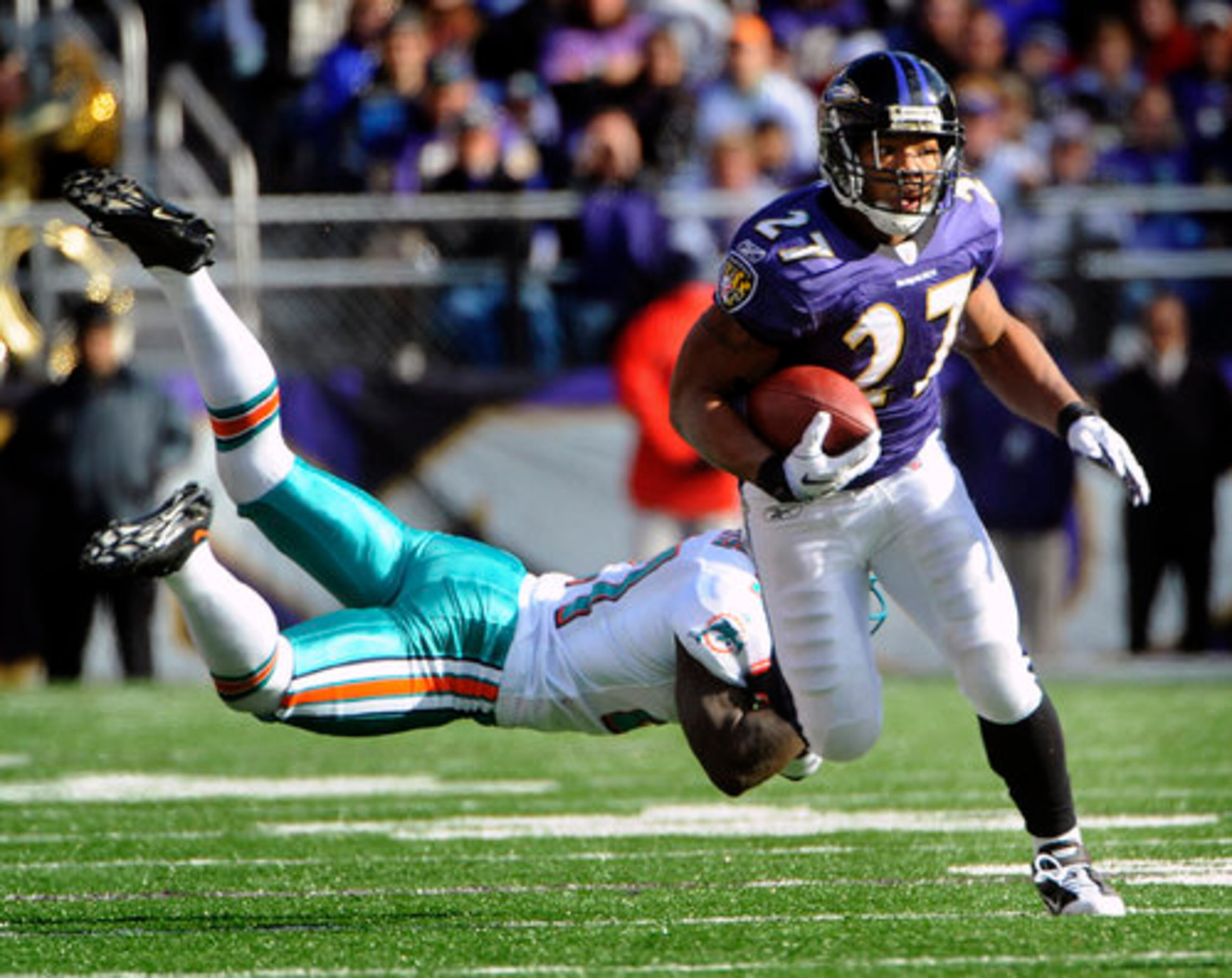 4. RAVENS (6-3): Ray Rice and the Ravens score just as many points as the 2-7 Dallas Cowboys per game (21.8), but they don't need that much when the defense allows just 18.3 ppg.