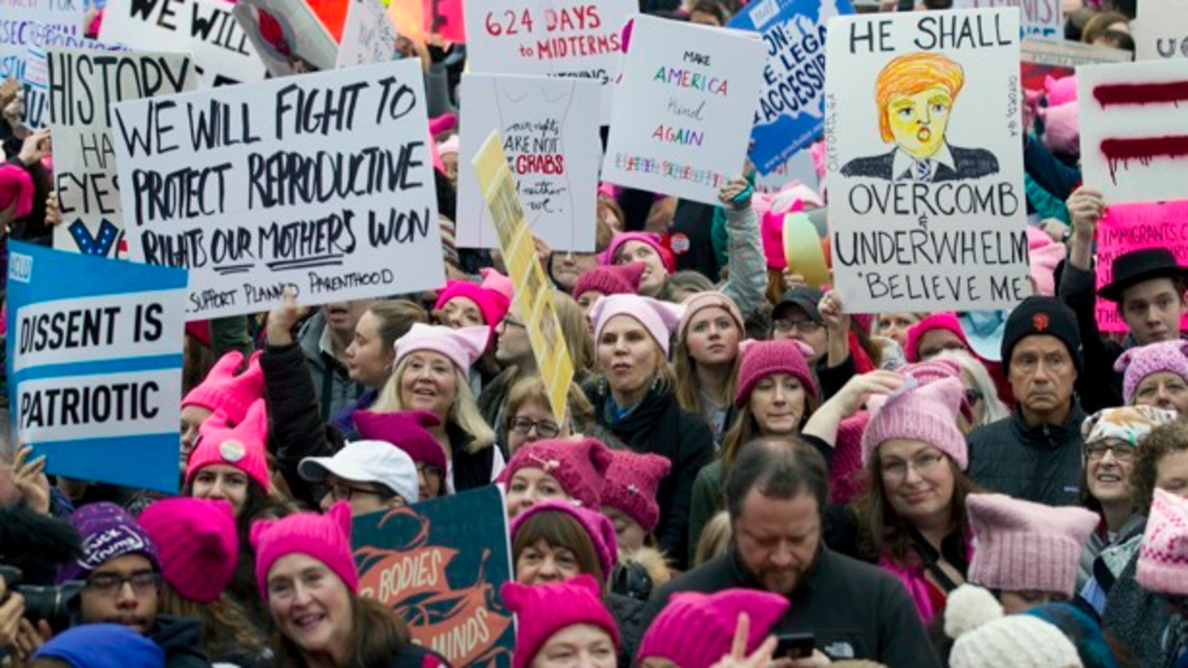 The Women's March on Washington. AP file