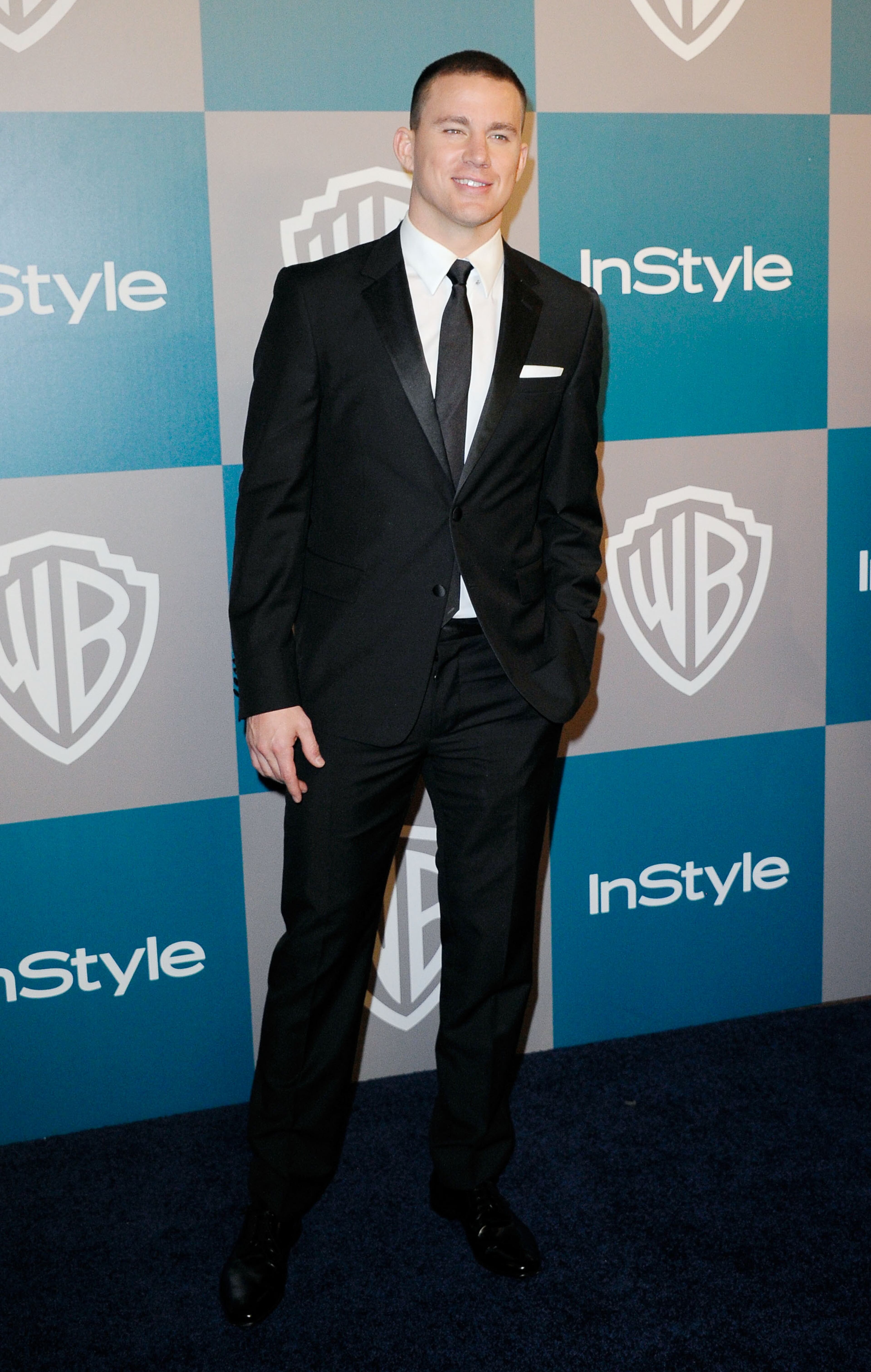 BEVERLY HILLS, CA - JANUARY 15: Actor Channing Tatum arrives at 13th Annual Warner Bros. And InStyle Golden Globe Awards After Party at The Beverly Hilton hotel on January 15, 2012 in Beverly Hills, California. (Photo by Kevork Djansezian/Getty Images)