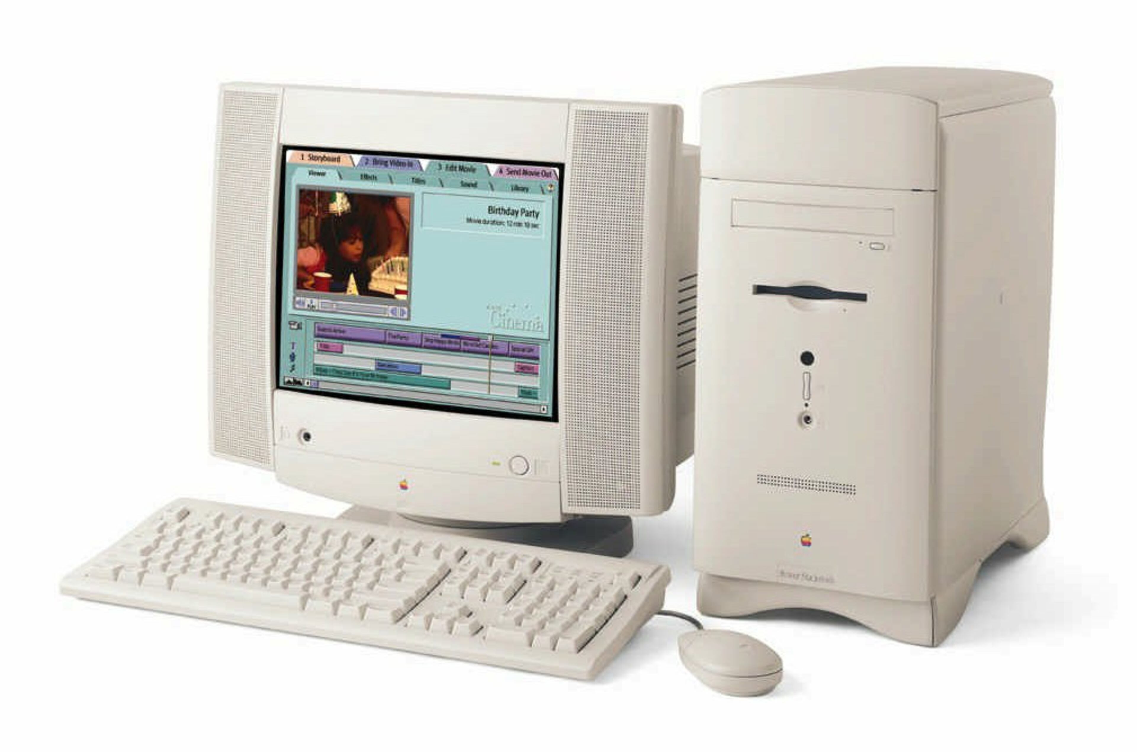 This is an undated photo of a Power Macintosh 6500 series with Apple MultipleScan 15AV Display. Apple Computer Inc. unveiled this model Friday, April 4, 1997. (AP Photo)