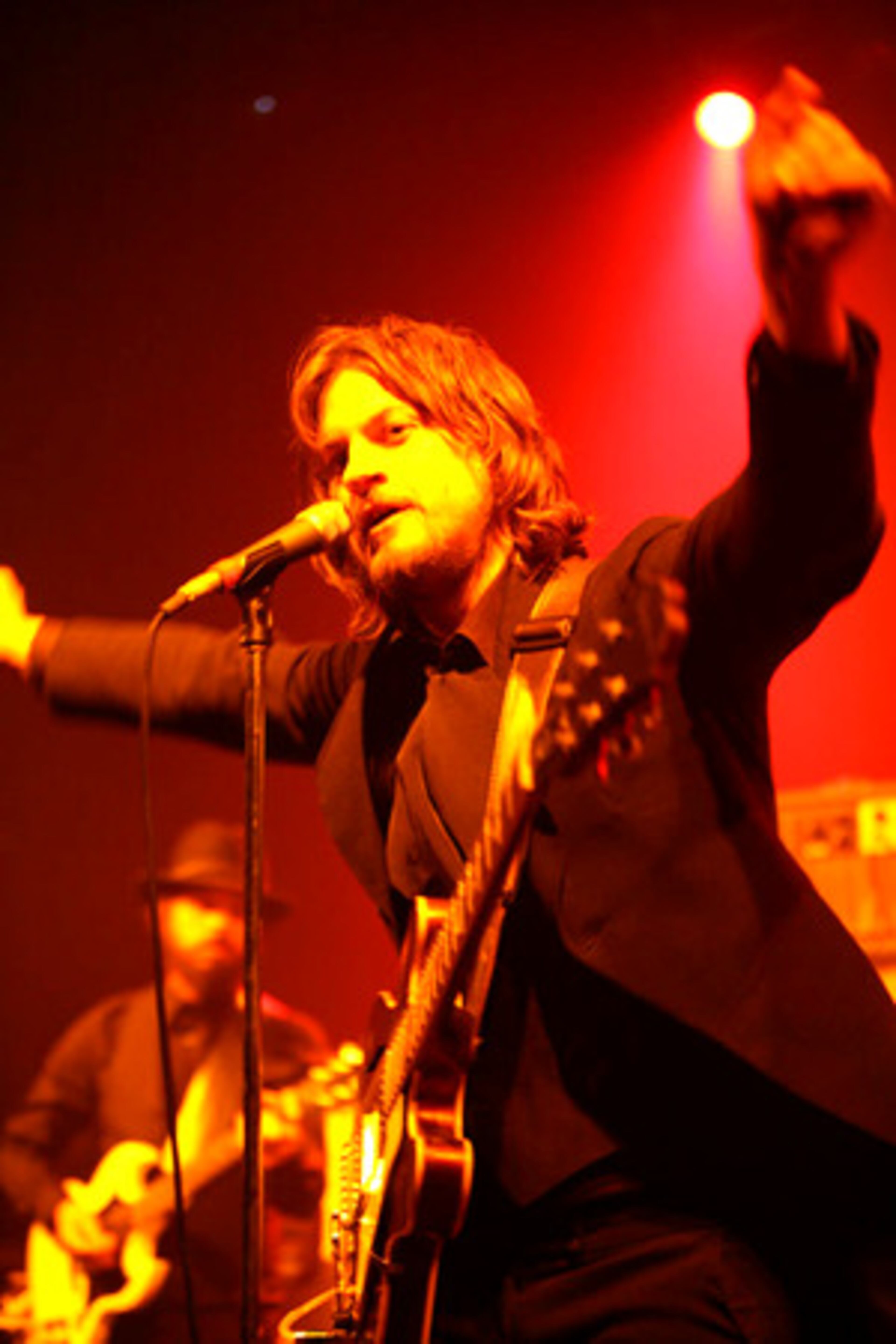 Vocalist Jason Hill sings the Louis XIV hit "Finding Out True Love Is Blind."