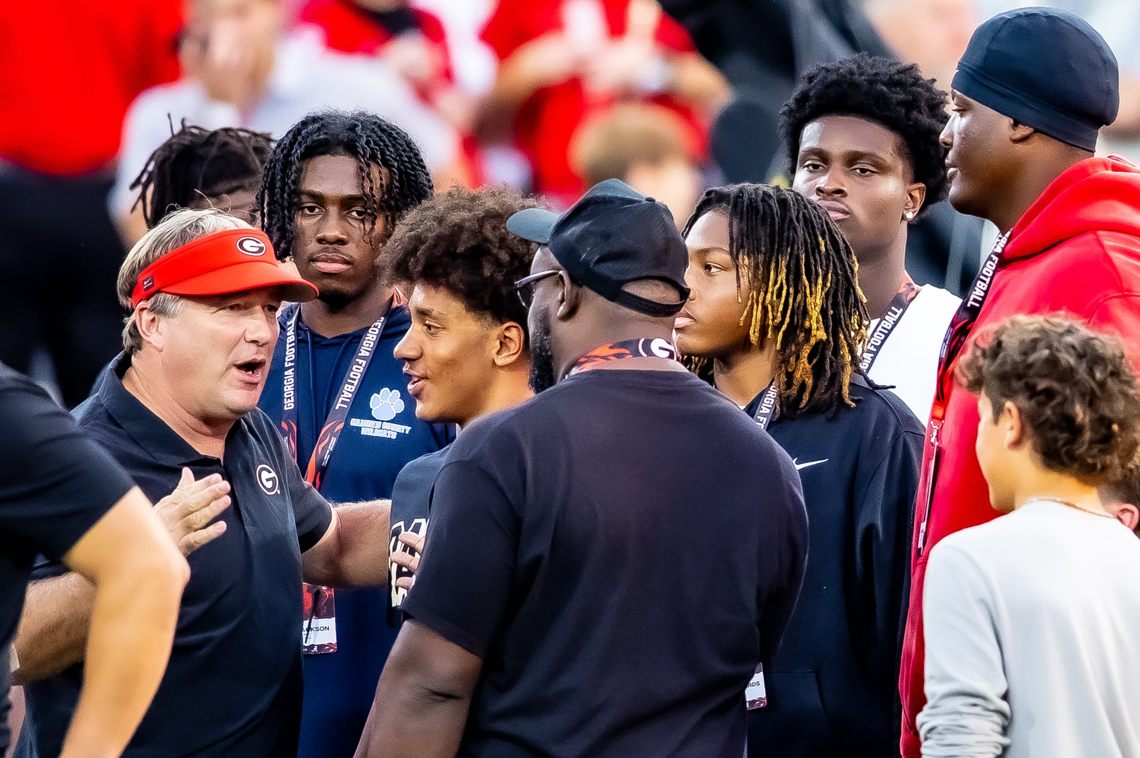 Kirby Smart by Jeff Sentell pregame 092725g