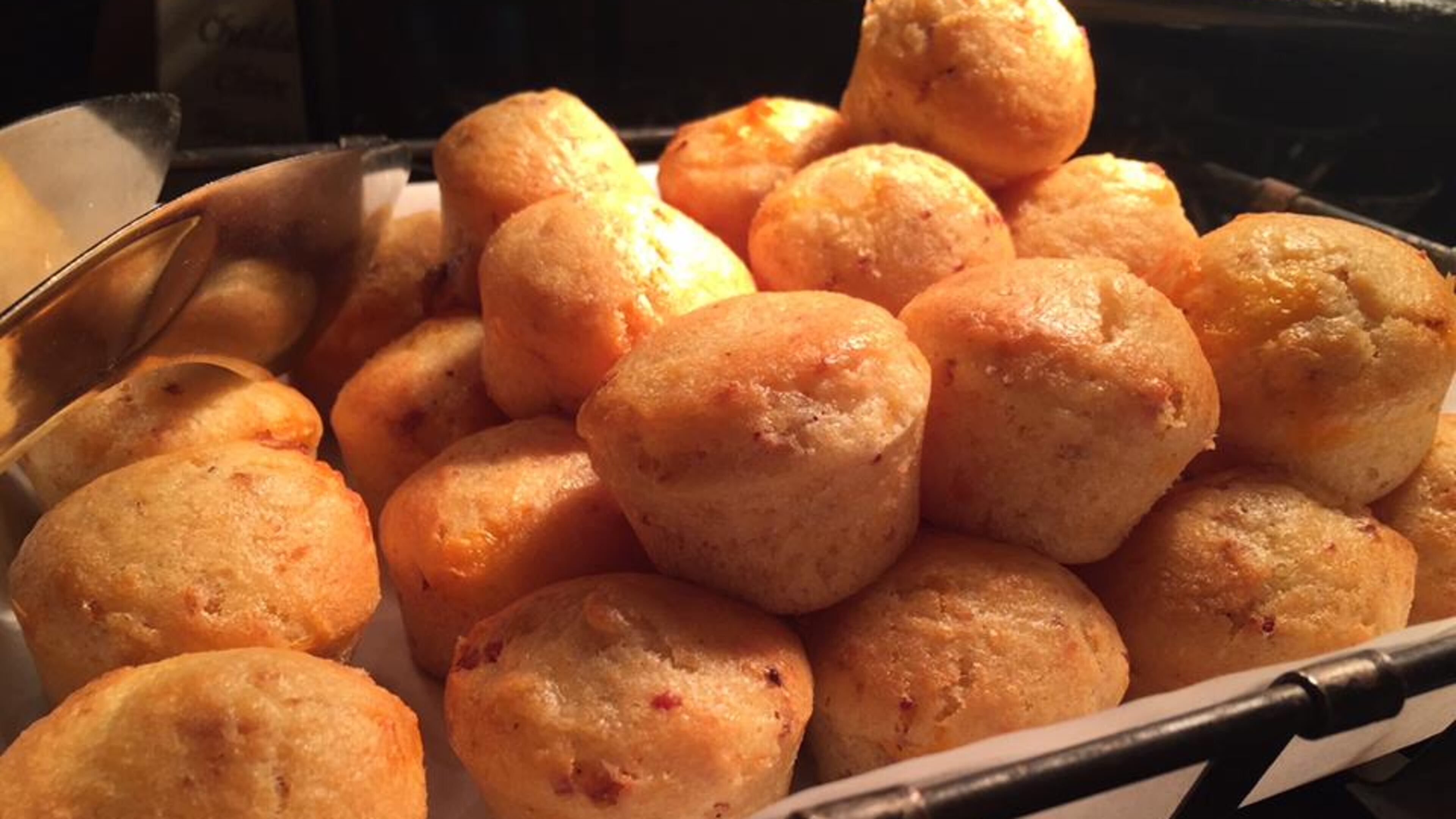 bacon cheddar muffins (bacon cheddar biscuits) Photo credit: The Ritz-Carlton, Buckhead