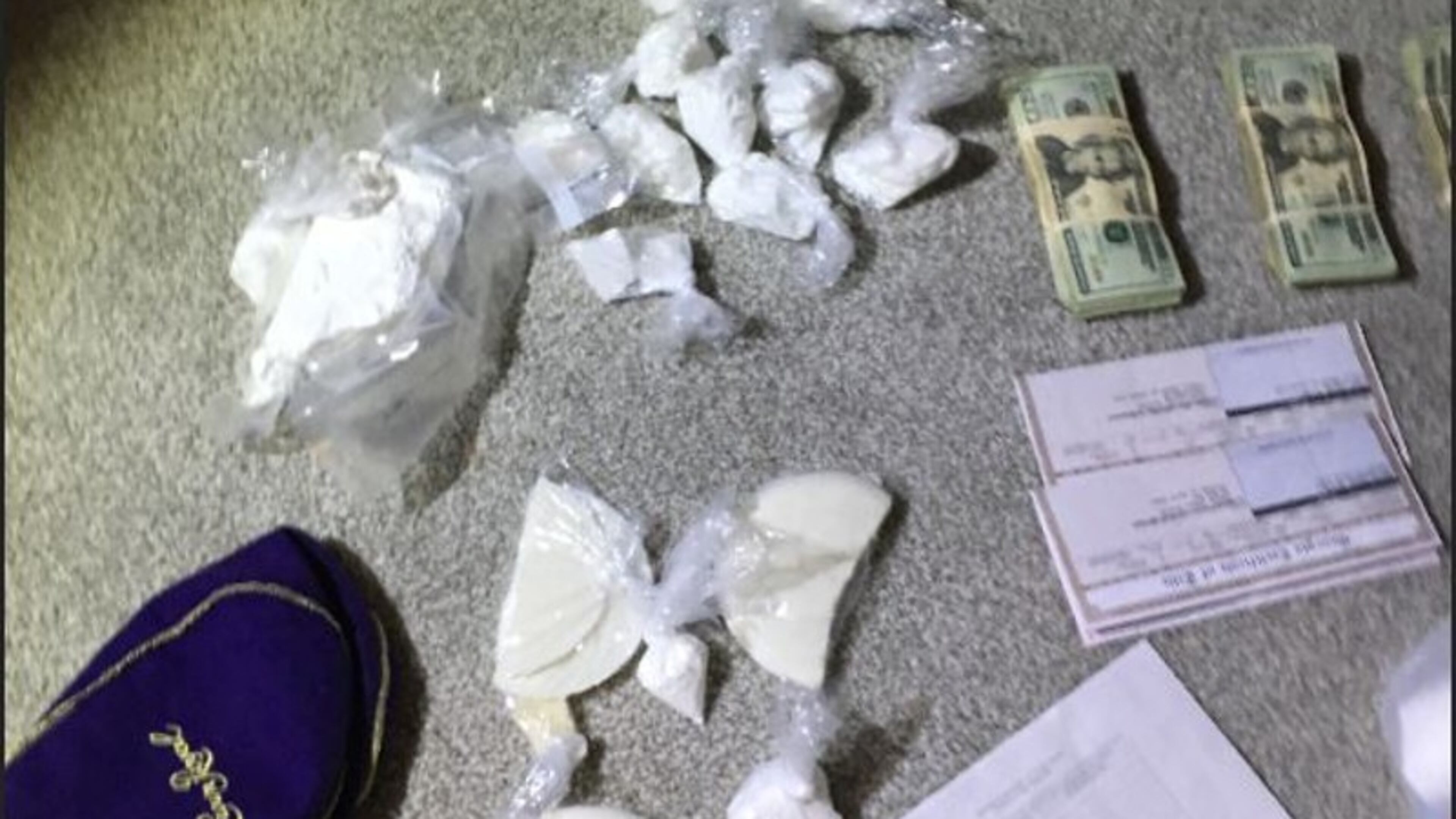 Two pounds of powder and suspected crack cocaine and suspected marijuana were recovered when Drug Task Force officers executed a search warrant at a Georgia home.