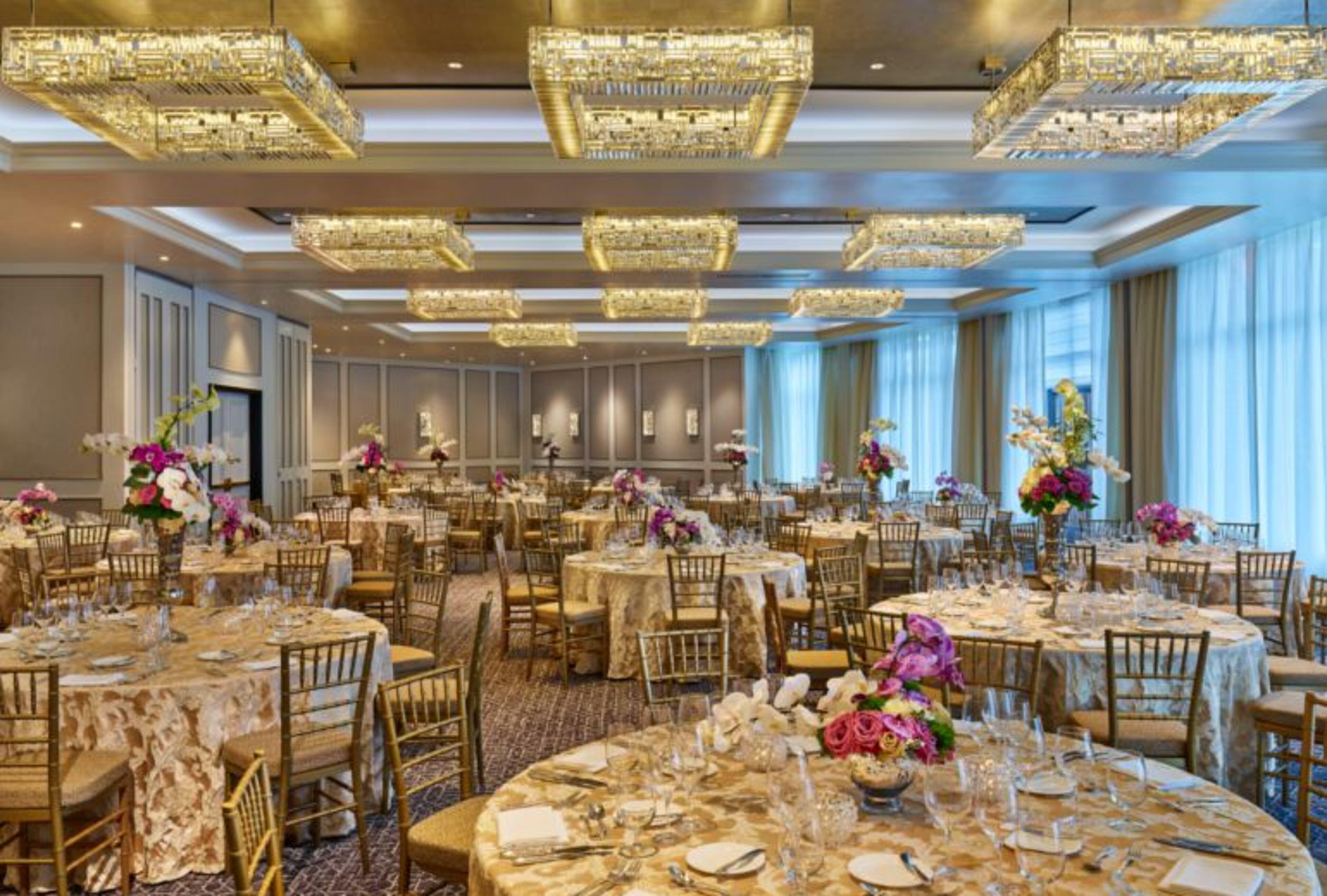 A ballroom at the newly rechristened Whitley Buckhead.