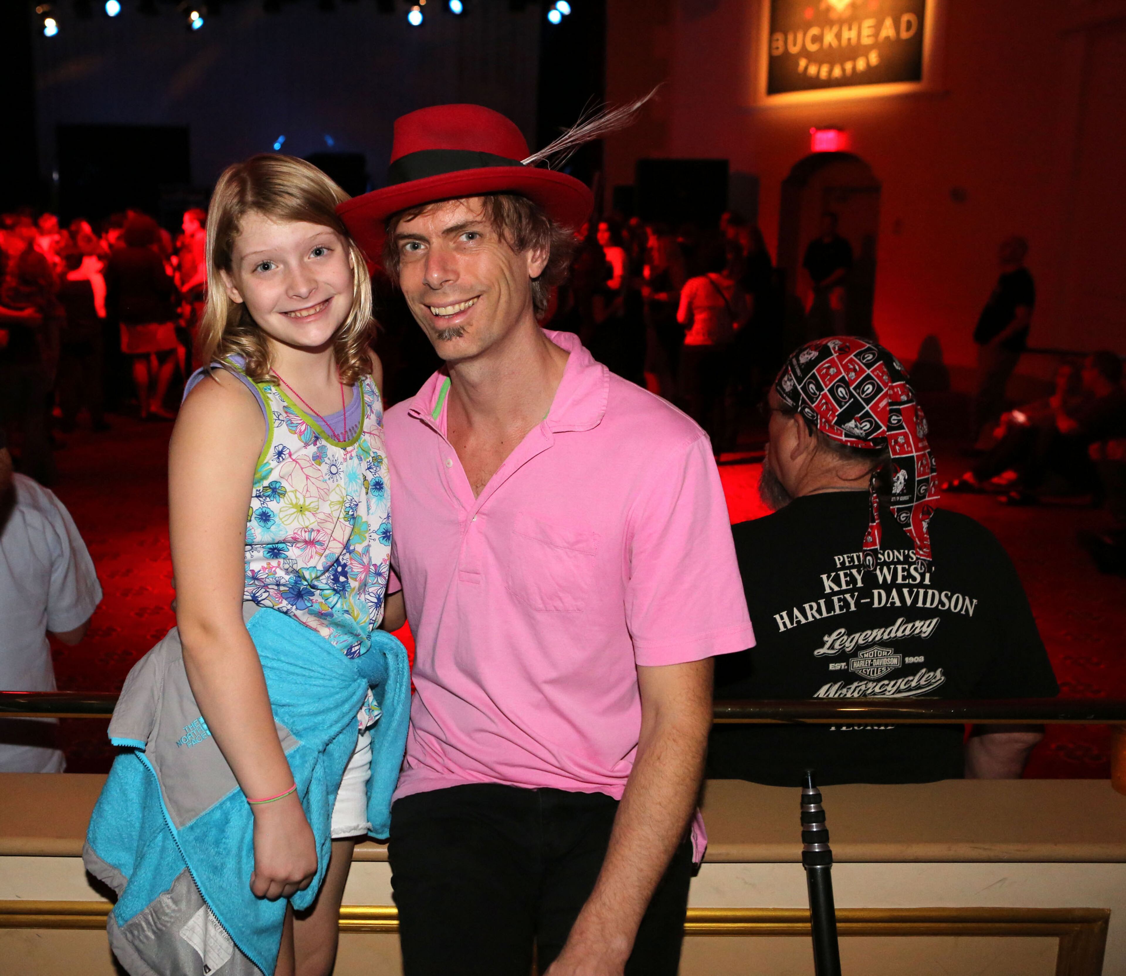Timi Conley brought his 11-year old daughter, Zoey, to her first concert Tuesday, Oct. 1, 2013 at the Buckhead Theatre in Atlanta.