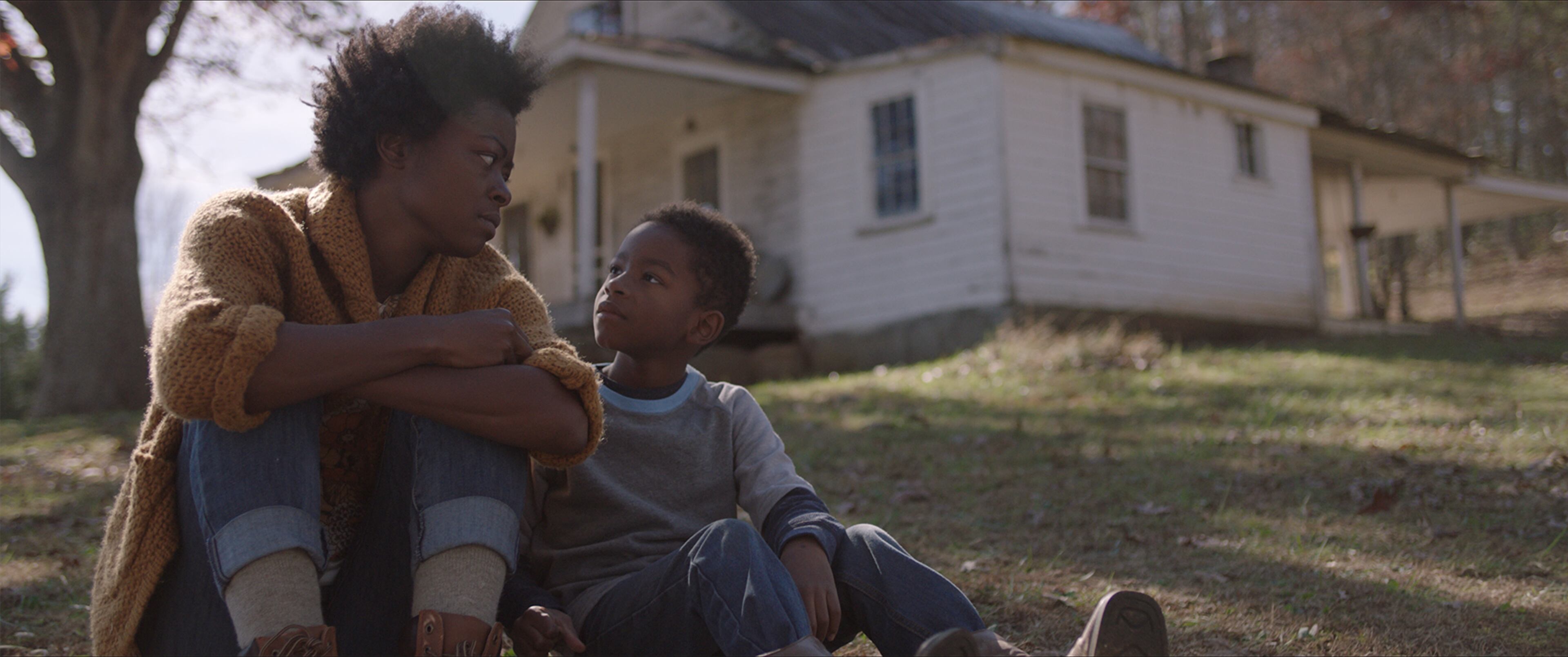 Danielle Deadwyler as Lemon (l) with real-life son Ezra Haslam (r) who plays her son Coy in "The Devil To Pay."
Courtesy of Dark Star Pictures/Uncork’d Entertainment